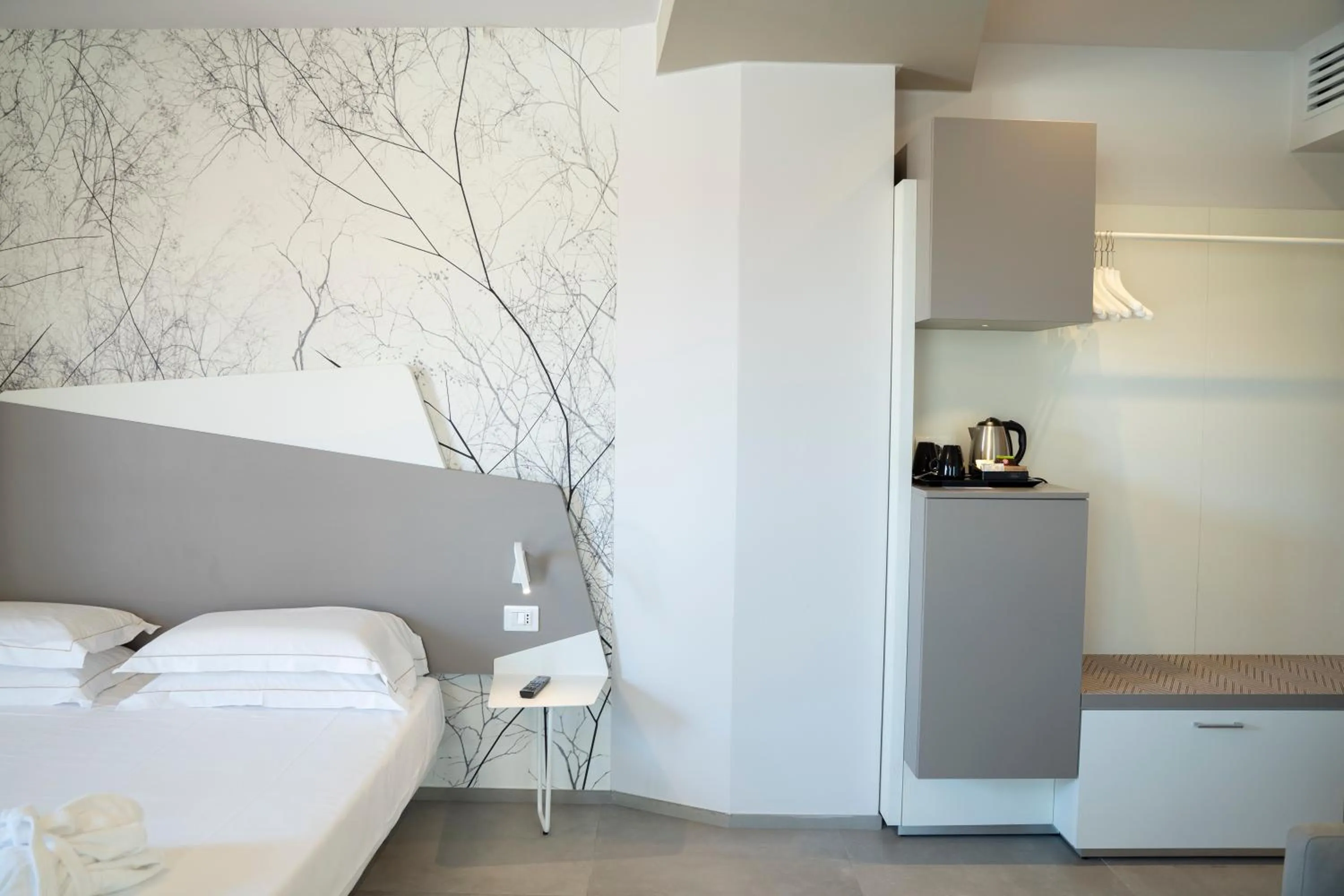 View (from property/room), Bed in Hotel Malavoglia