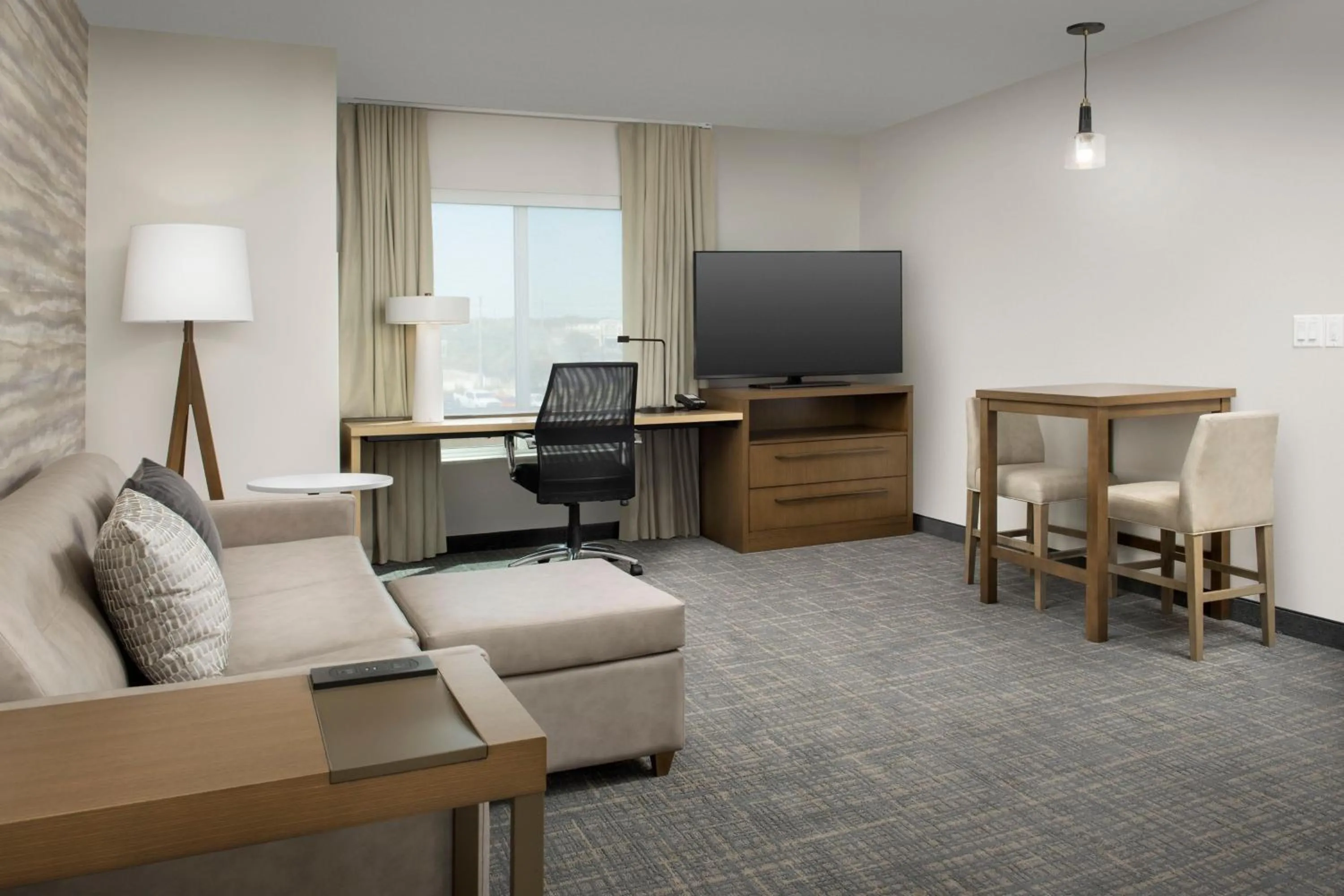 One-Bedroom King Suite with Sofa Bed and Mountain View in Residence Inn by Marriott Lubbock North
