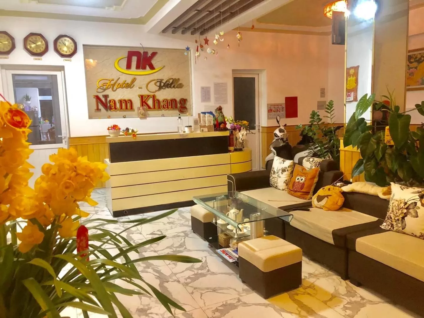 Living room, Lobby/Reception in Villa - Hotel Nam Khang 2 Dalat