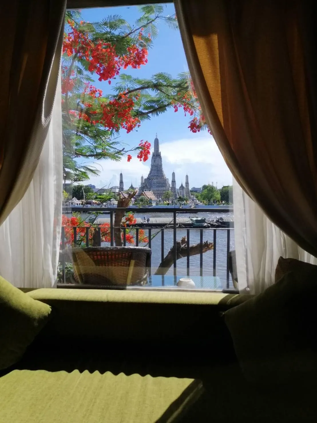 Seating area in Sala Arun