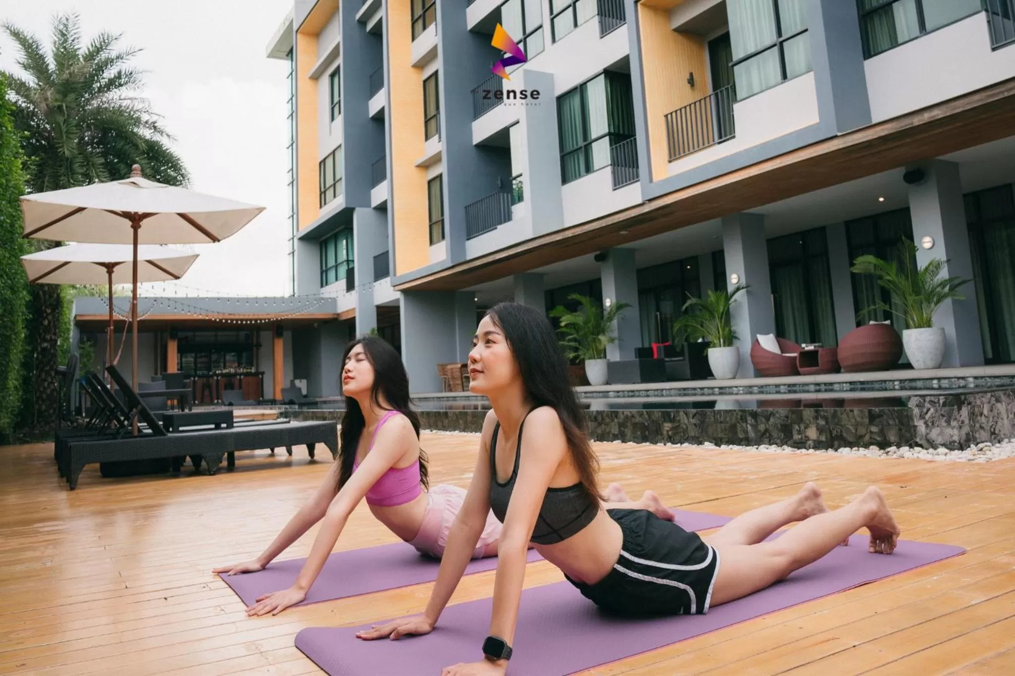 Swimming pool in The Zense Boutique Hotel