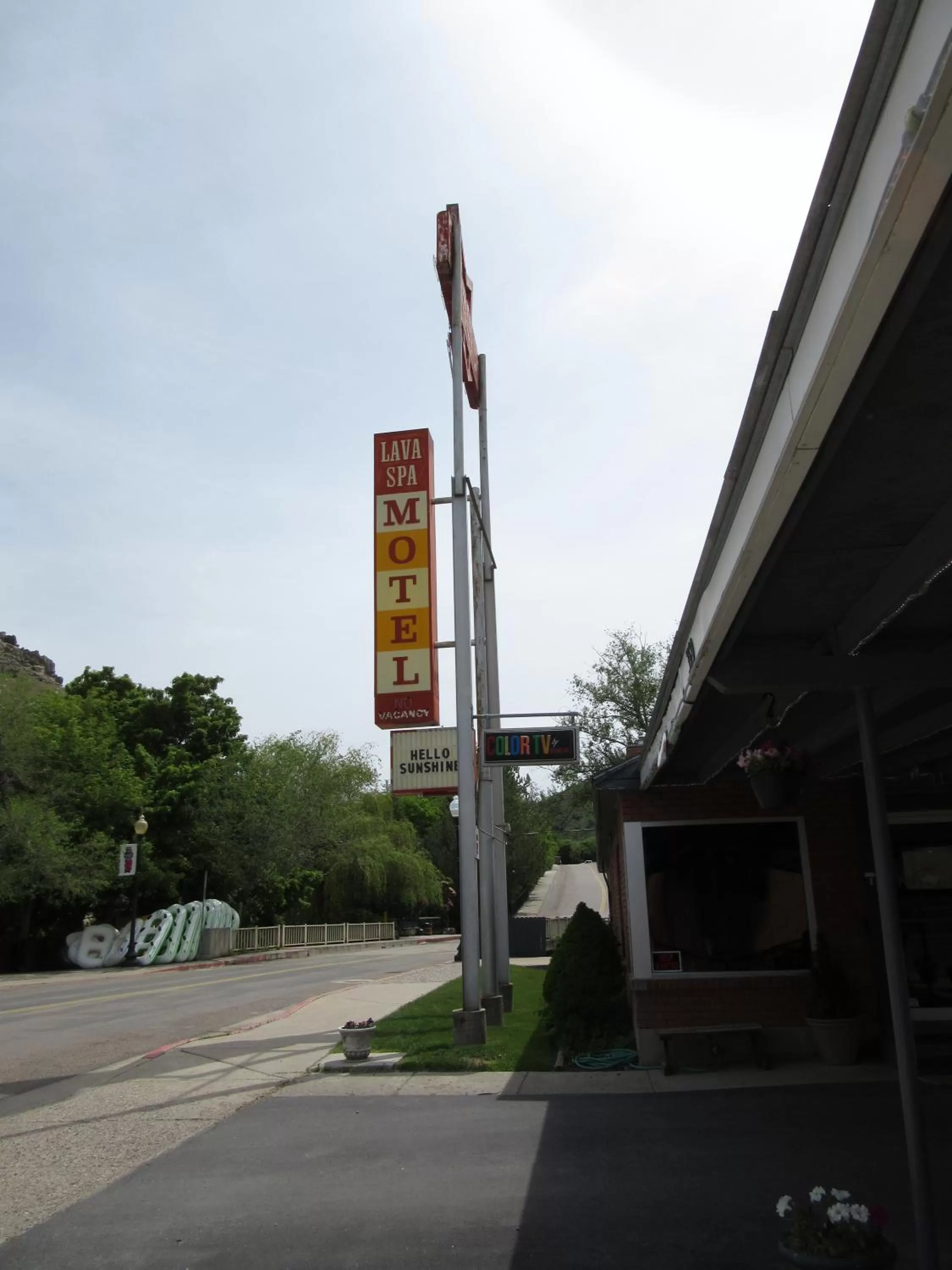 Property logo or sign in Lava Spa Motel & RV