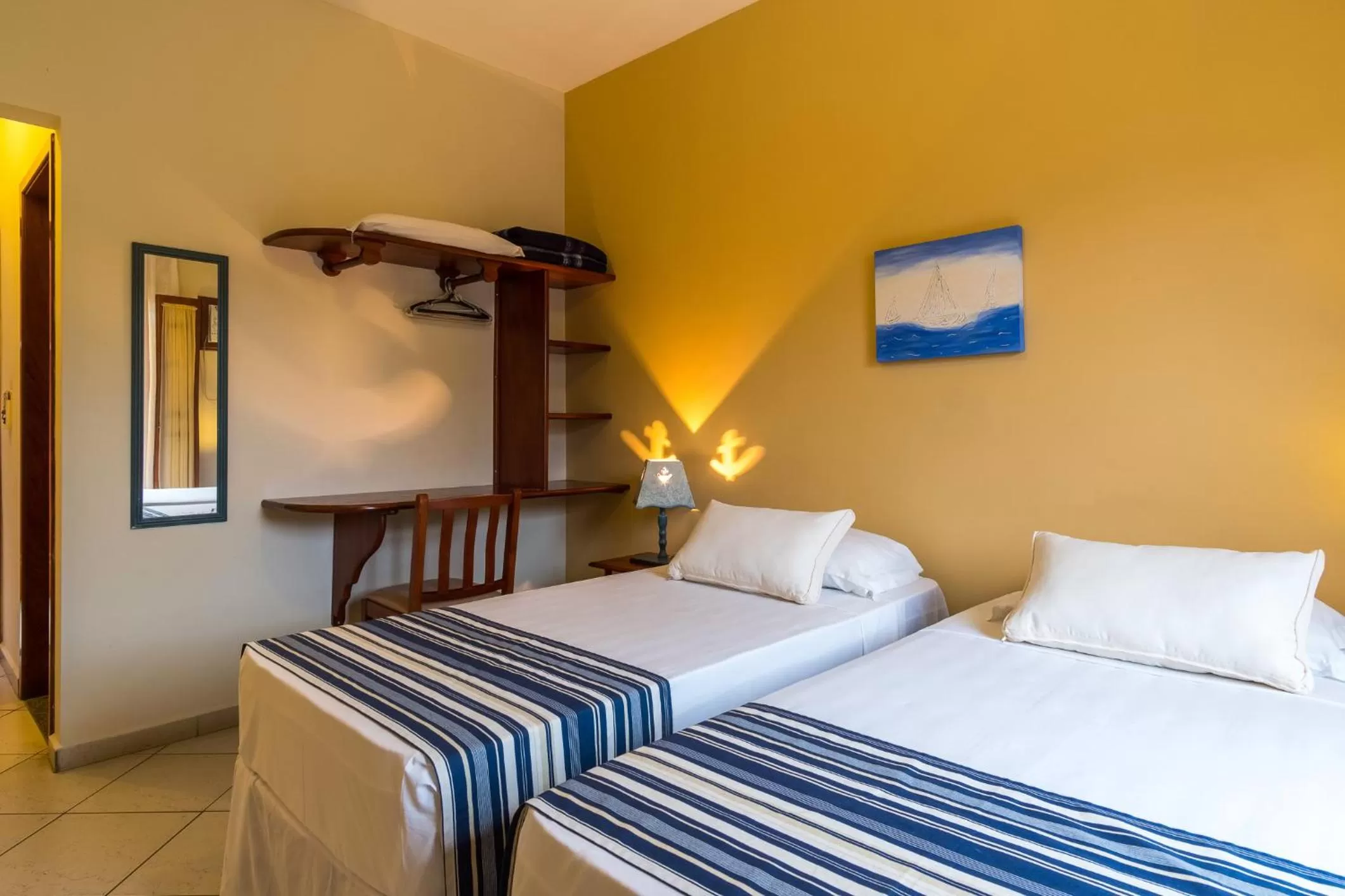 Bed in Pousada Mar Azul