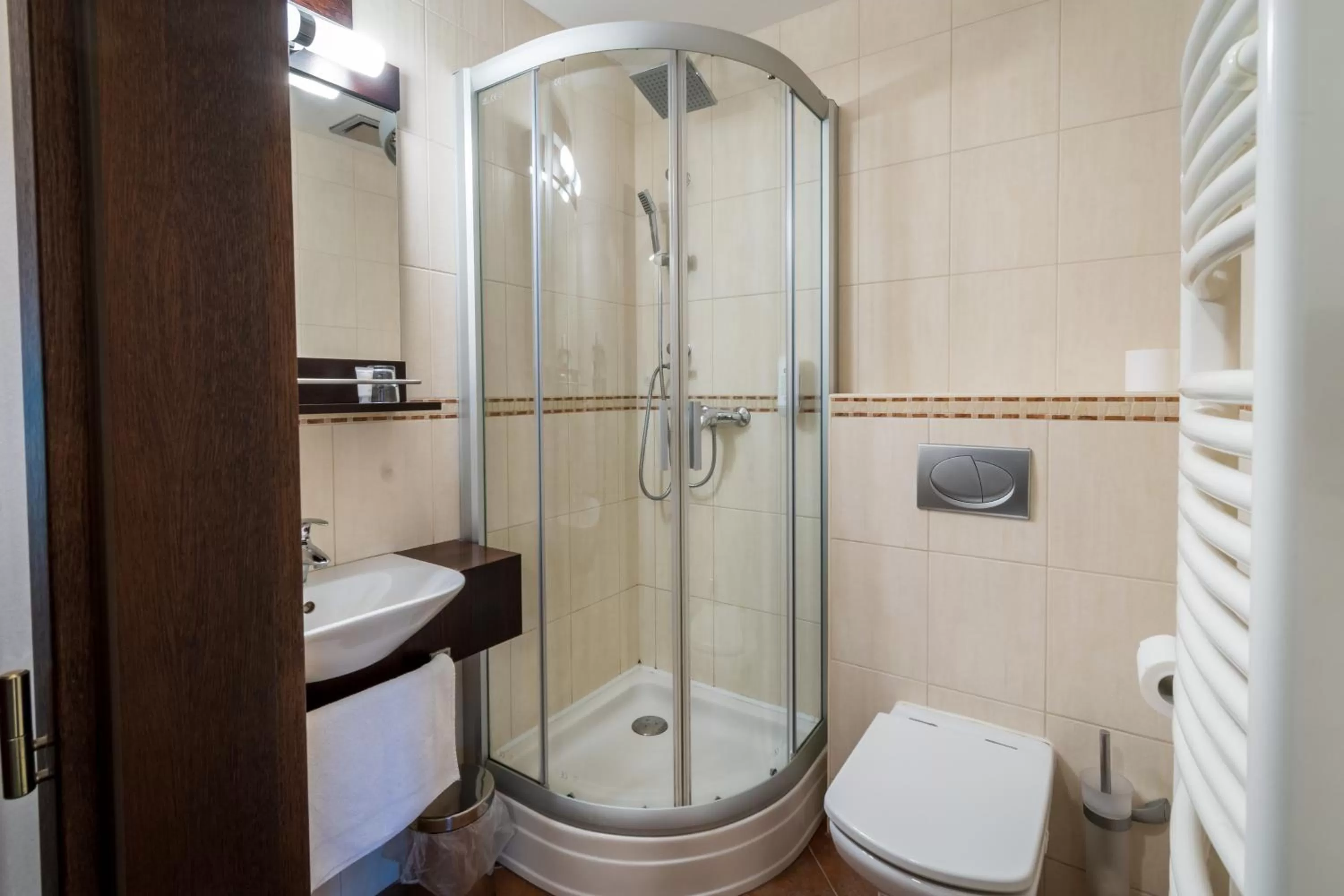 Bathroom in Hotel U Hejtmana Šarovce