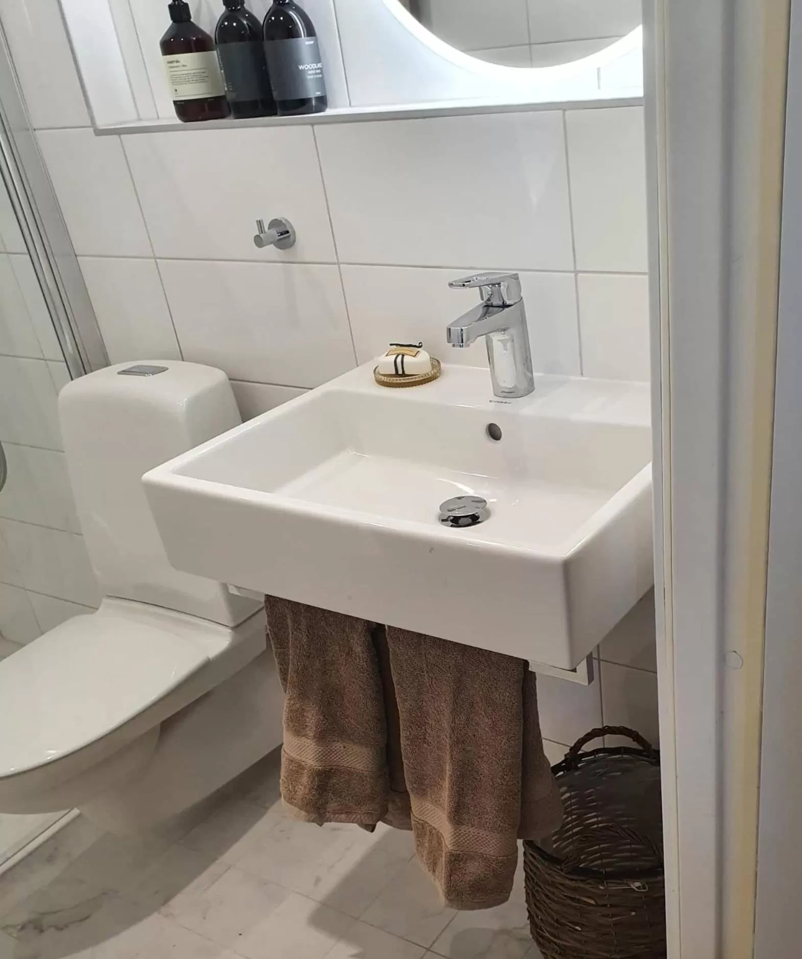 Bathroom in Knistad Herrgård