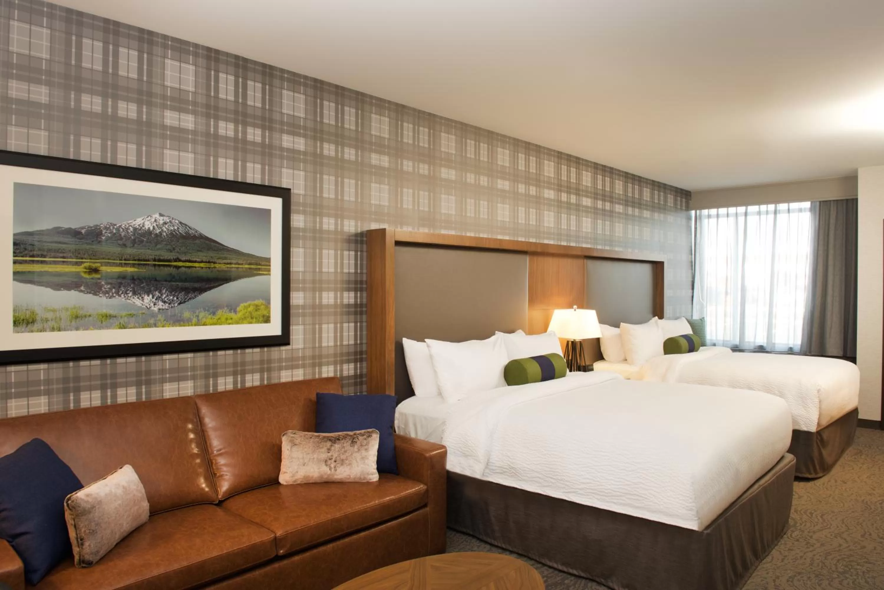Suite with Two Queen Beds and Sofa Bed - Hearing Accessible in SpringHill Suites by Marriott Bend