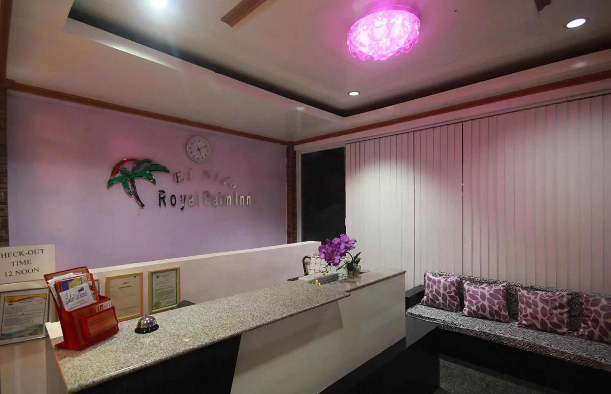 Lobby or reception in El Nido Royal Palm Inn