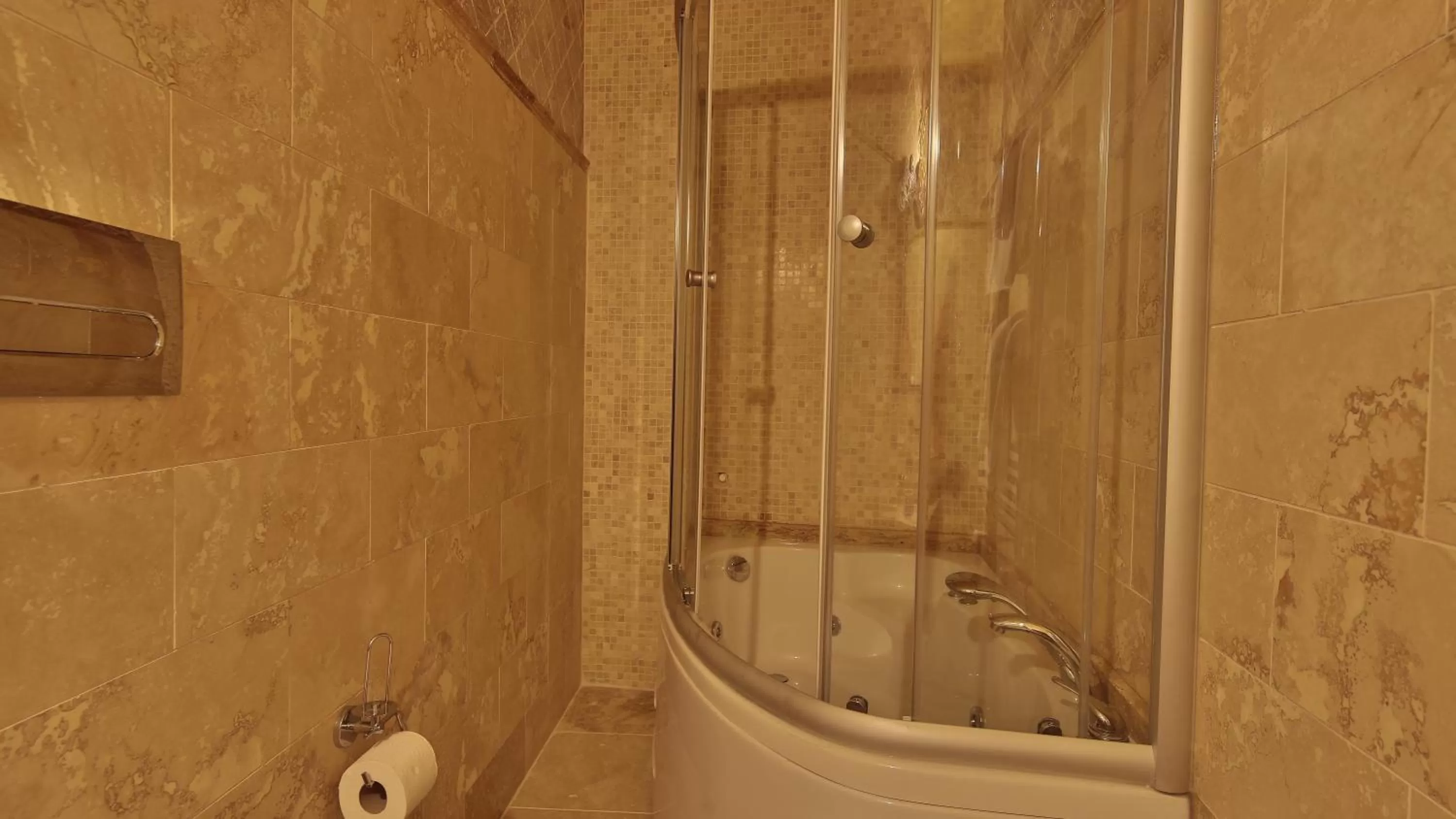 Shower in Cappadocia Cave Land Hotel