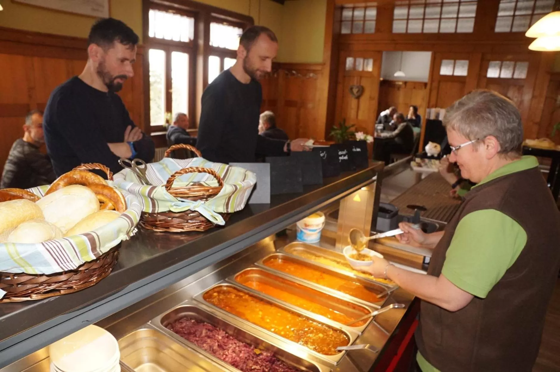 People in Auersberg Haus