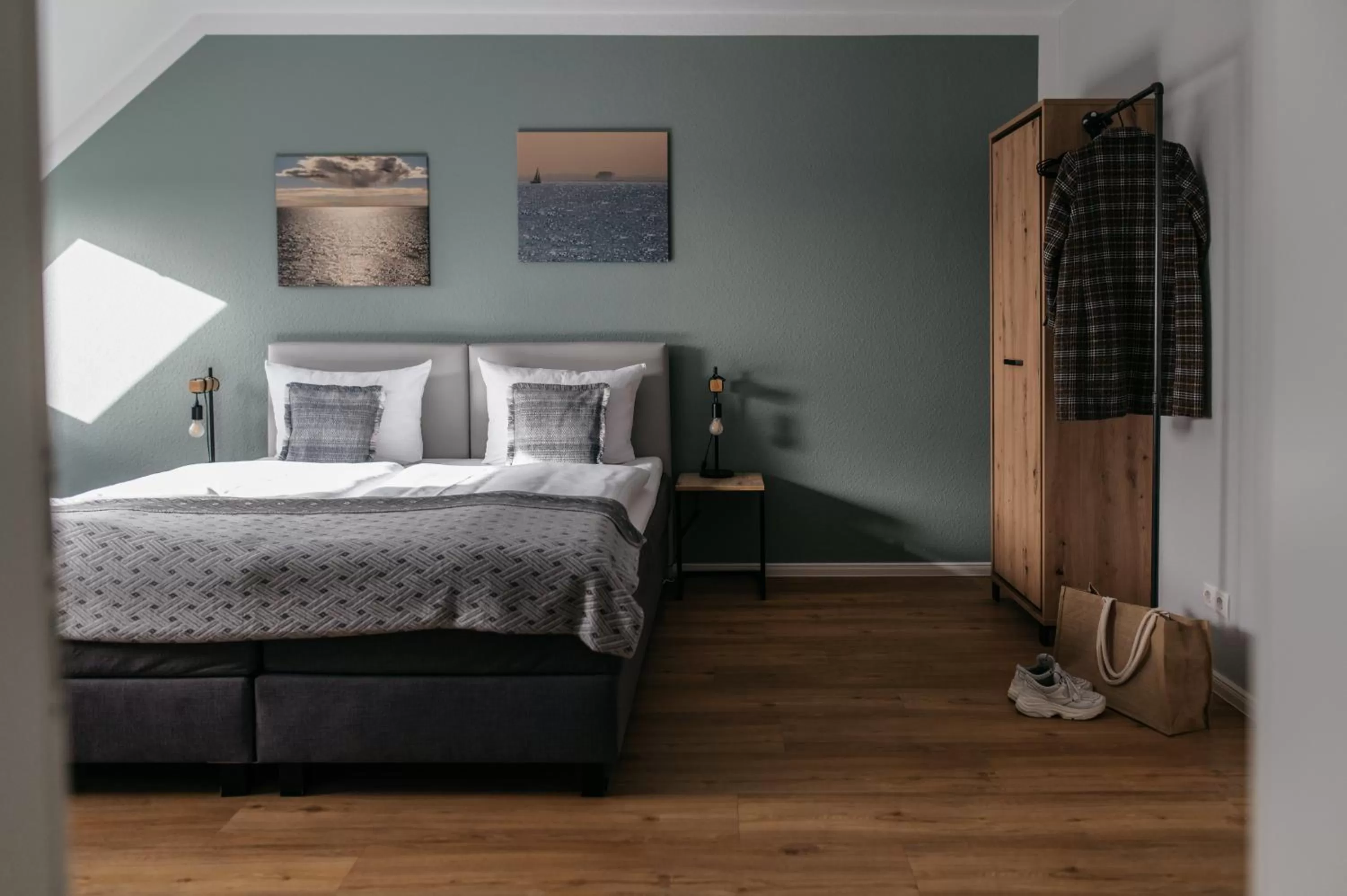 Photo of the whole room, Bed in Schlei Hotel