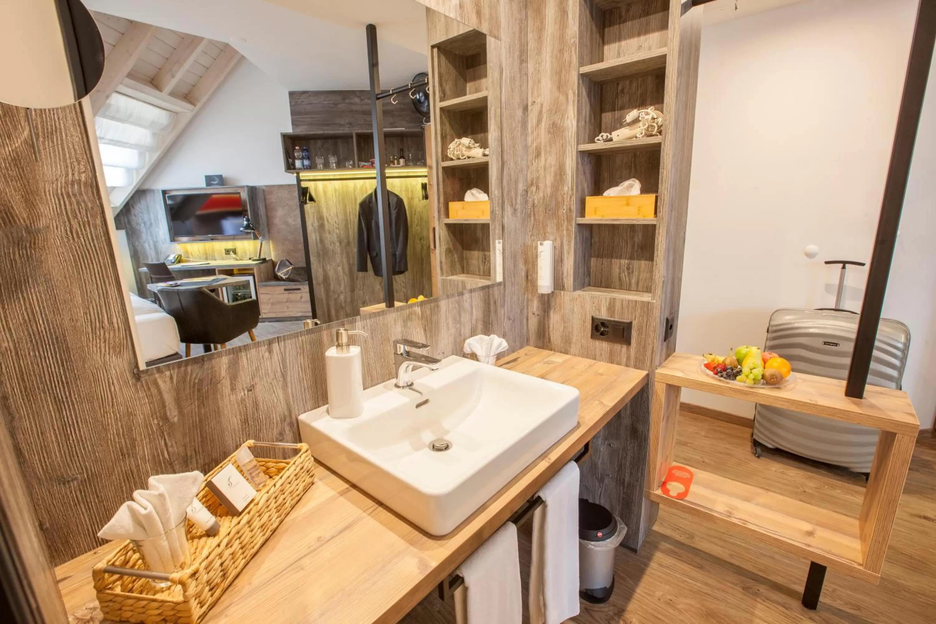 Bathroom in Boutiquehotel Thessoni Classic & Self service Residence Home Zürich