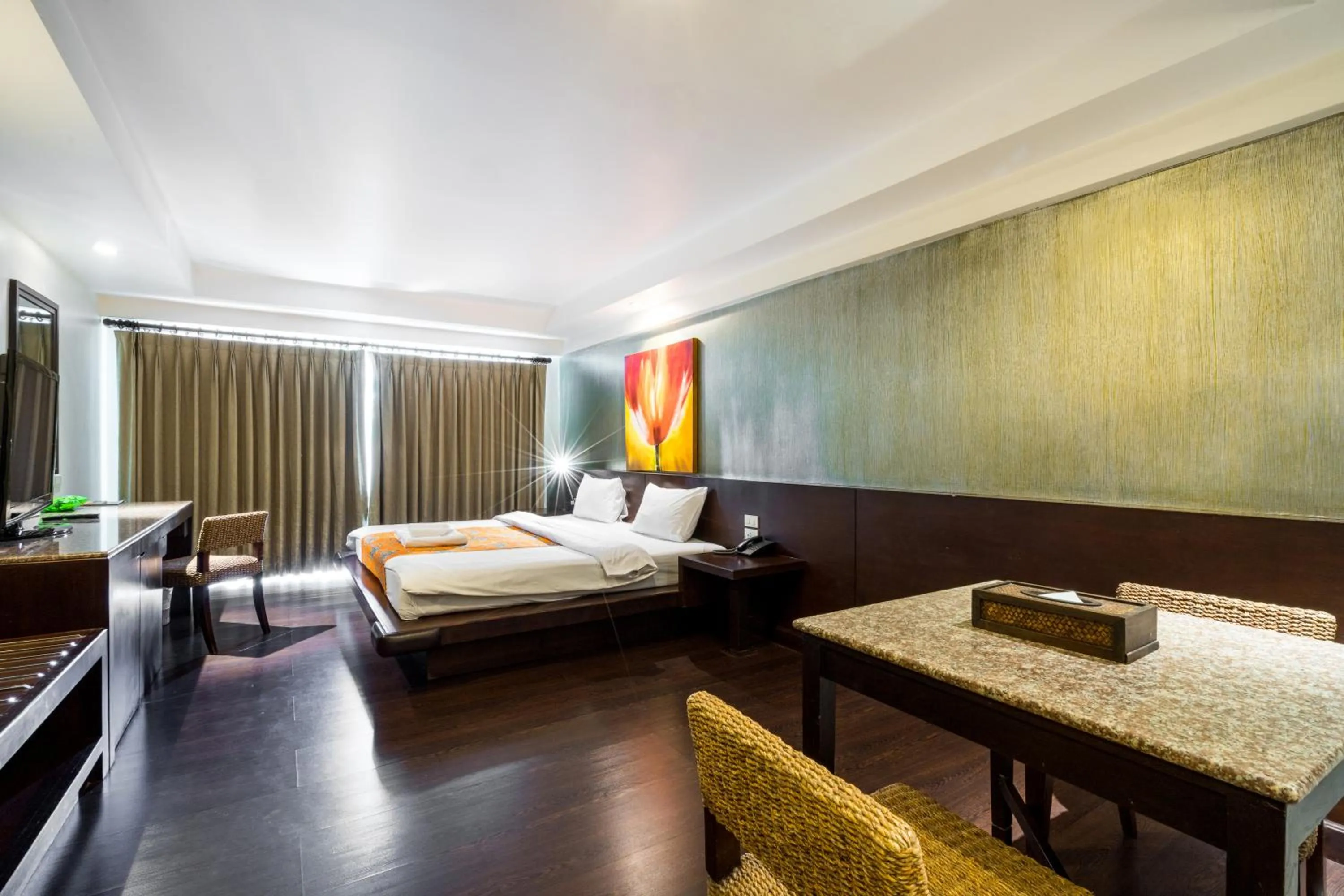 Bedroom, Bed in Baan Suwantawe