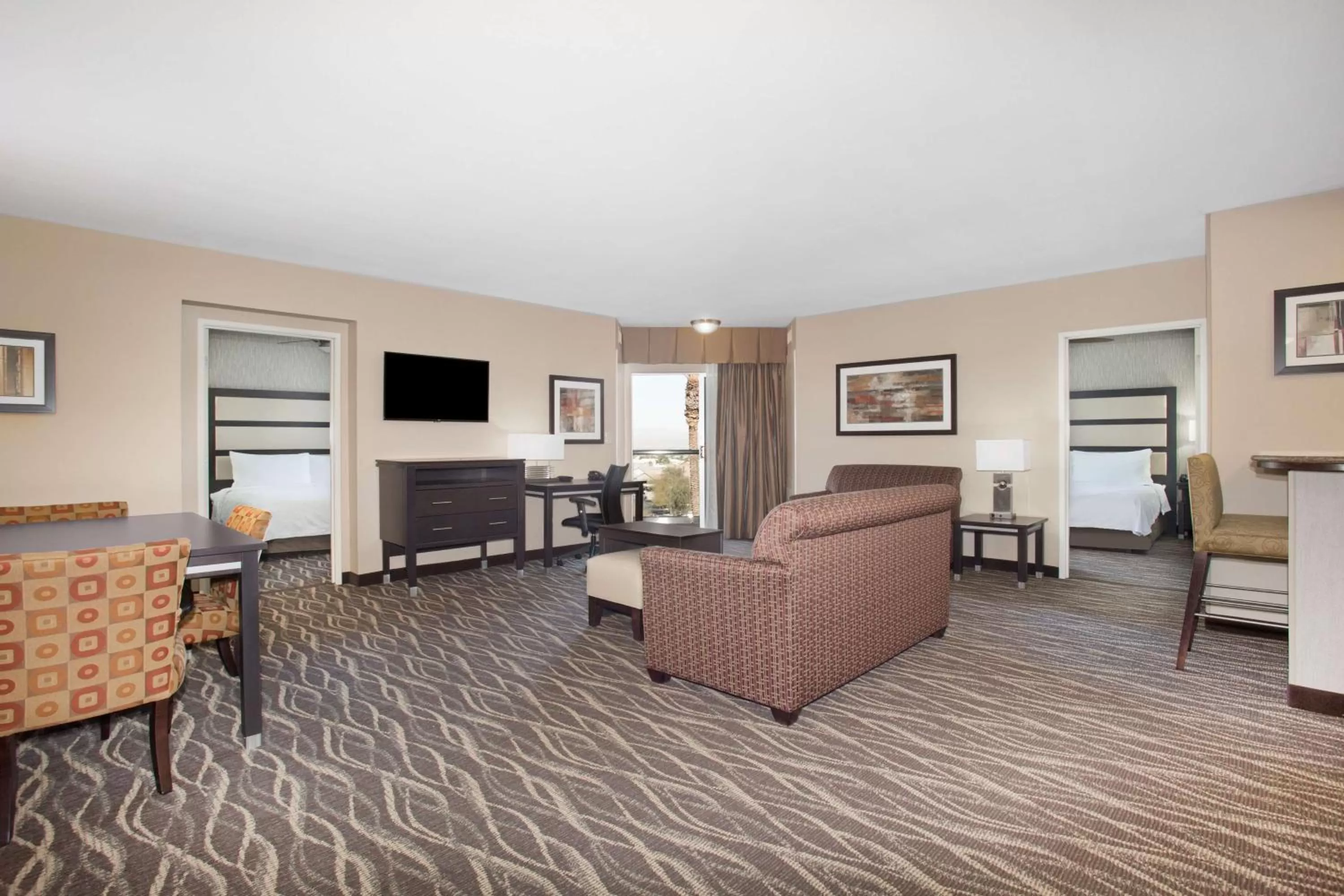 Living room in Homewood Suites by Hilton South Las Vegas