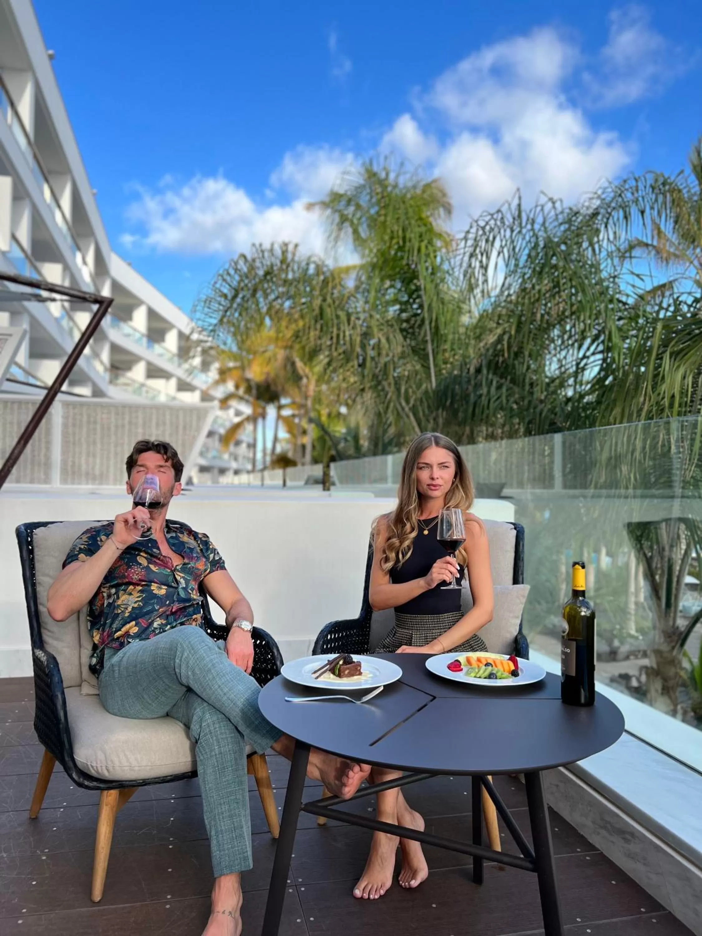 Patio in Hotel Fariones