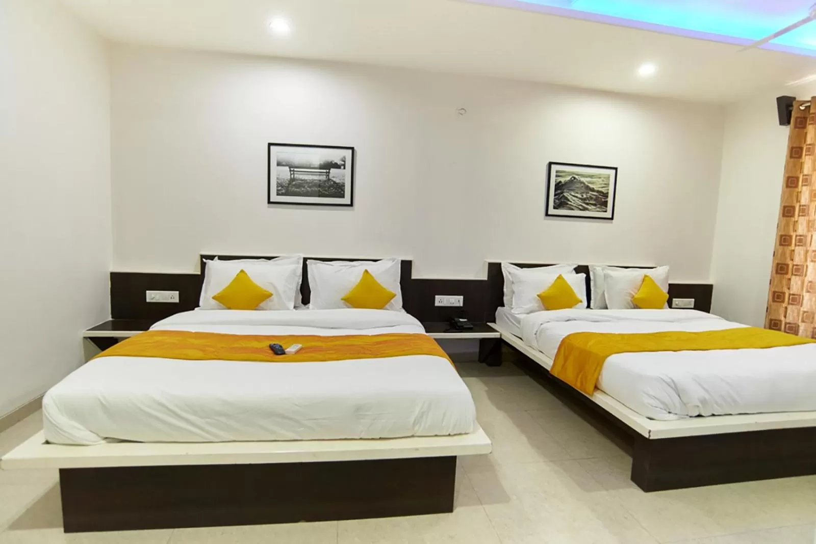 Photo of the whole room, Bed in Hotel Sai Bansi