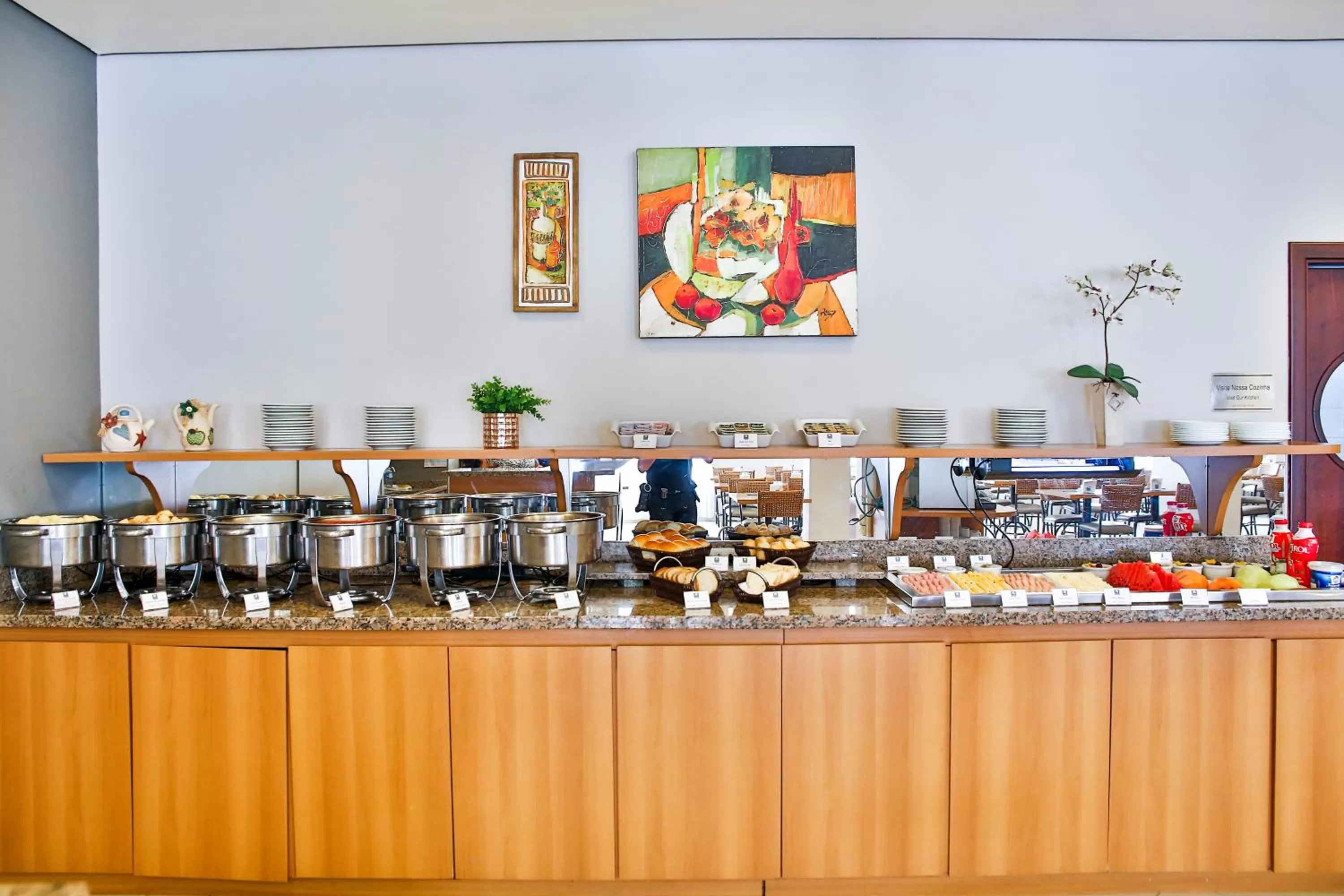 Buffet breakfast in Comfort Hotel Joinville