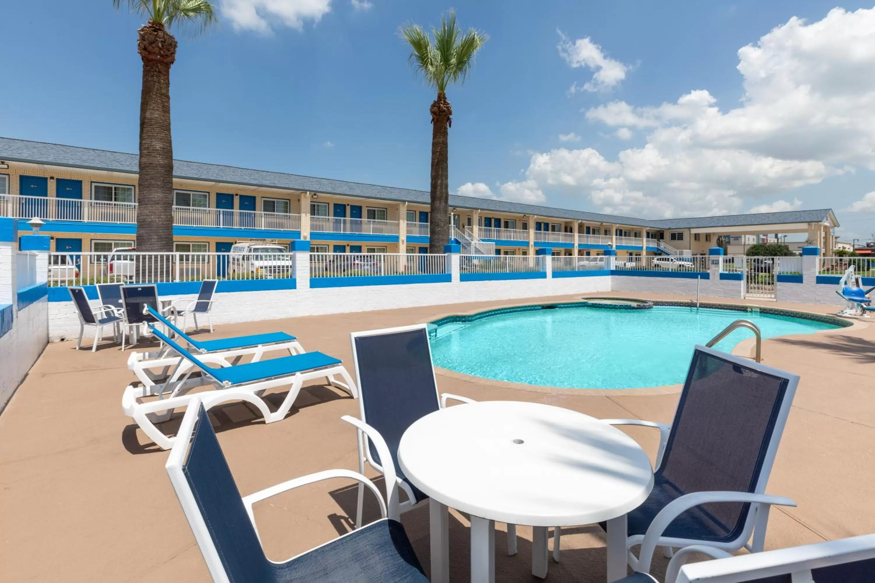 Swimming pool in Days Inn by Wyndham Baytown TX