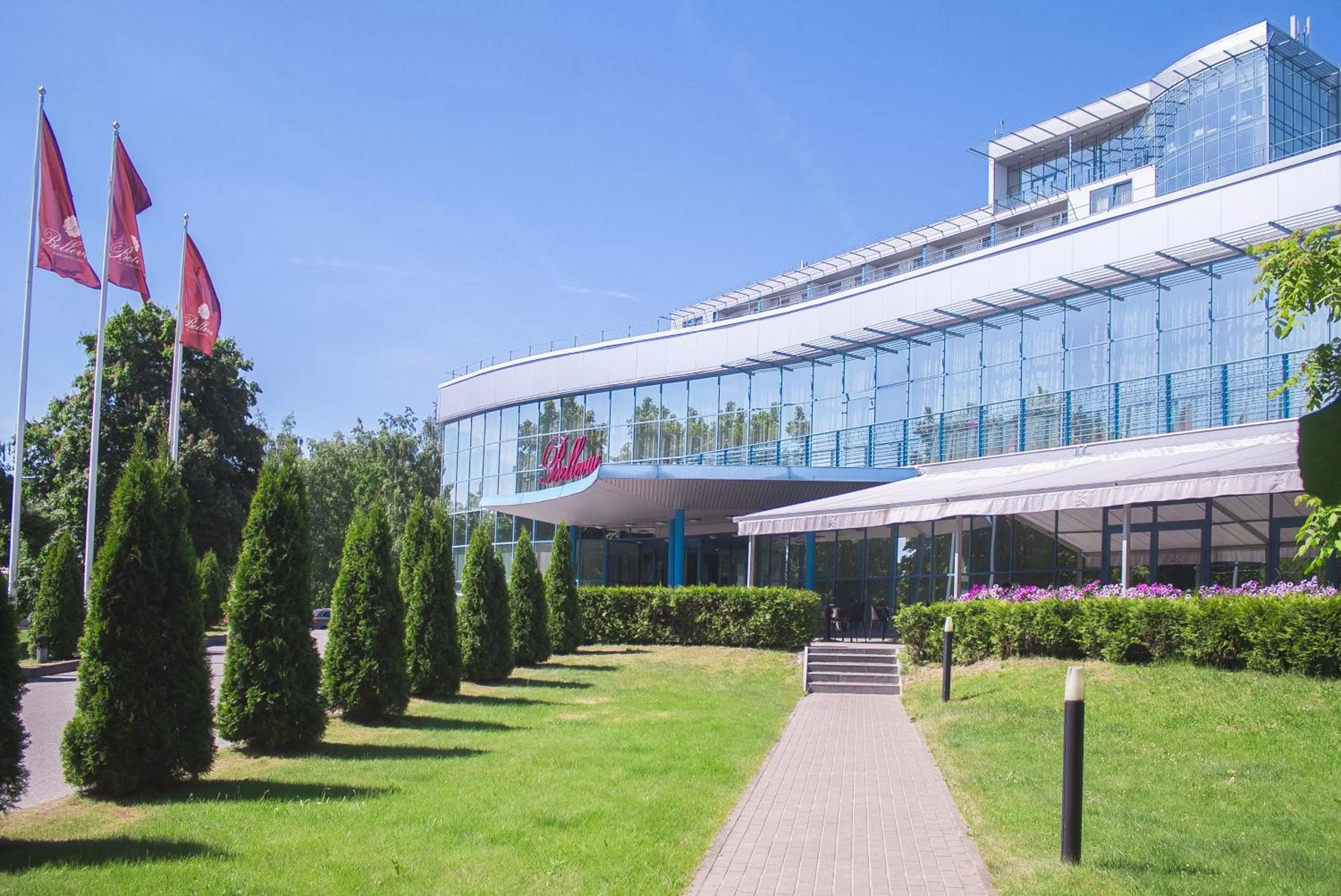 Property building in Bellevue Park Hotel Riga with FREE Parking