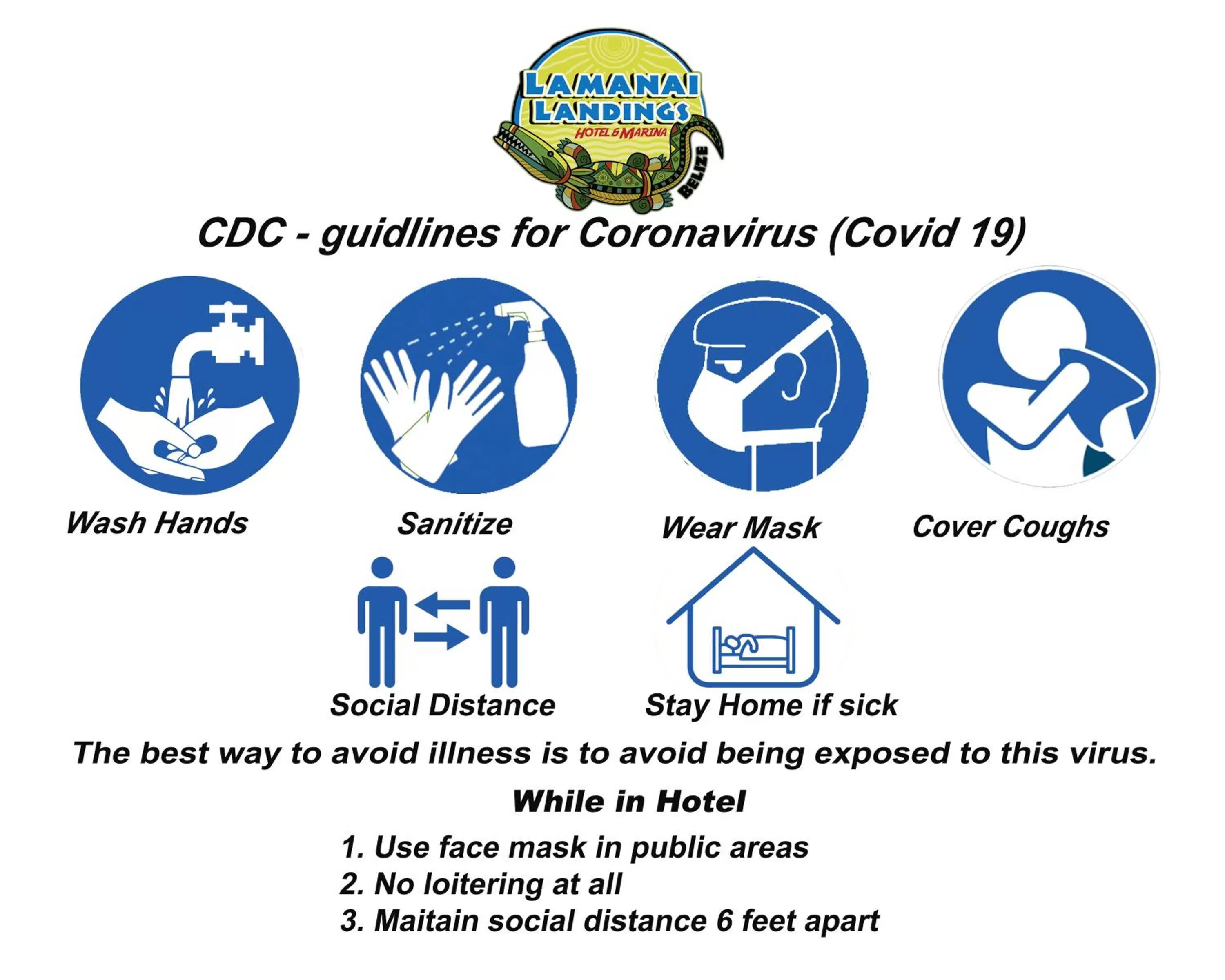 Property building in Lamanai Hotel & Marina