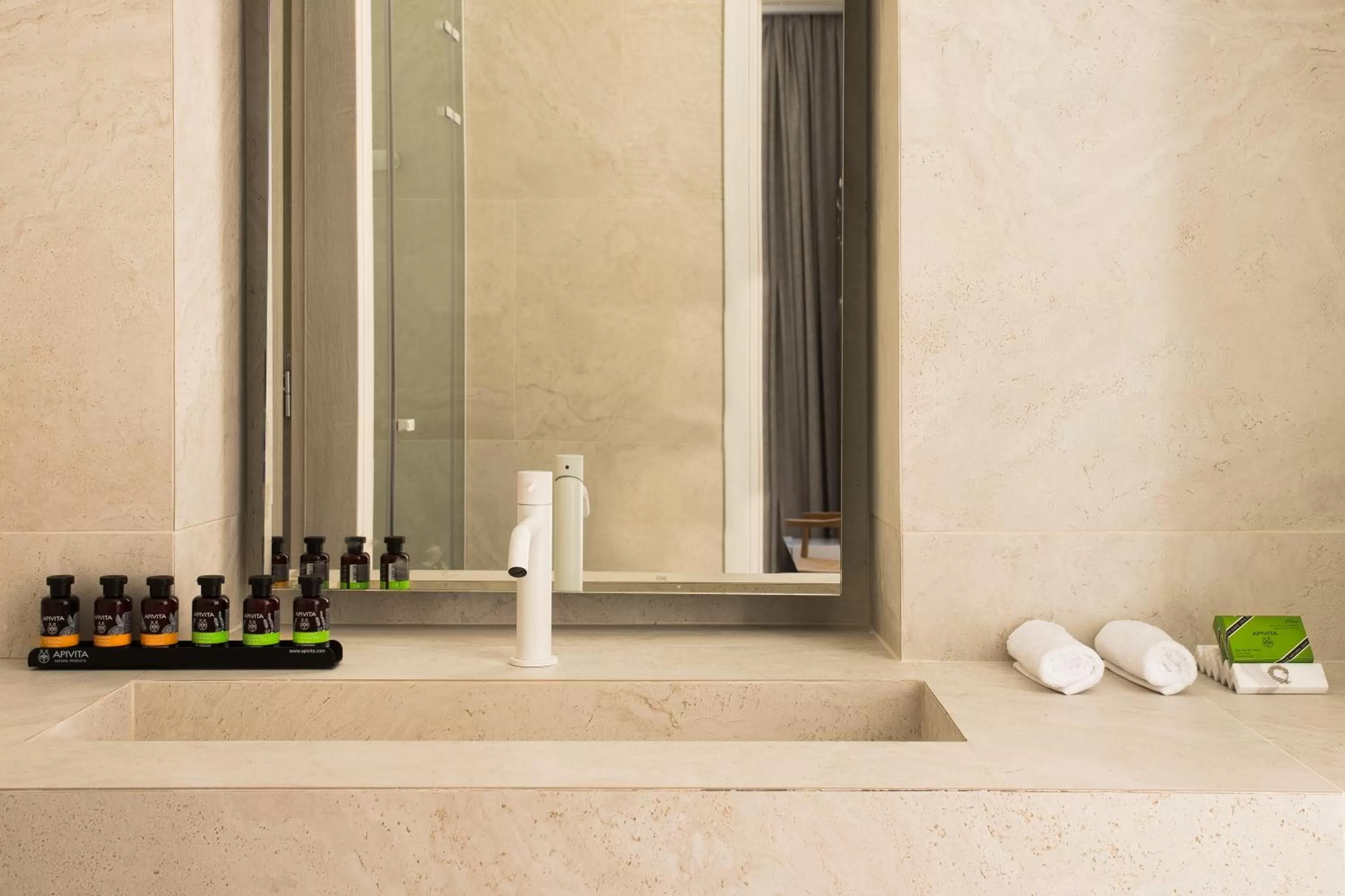 Bathroom in SYROS SOUL LUXURY SUITES