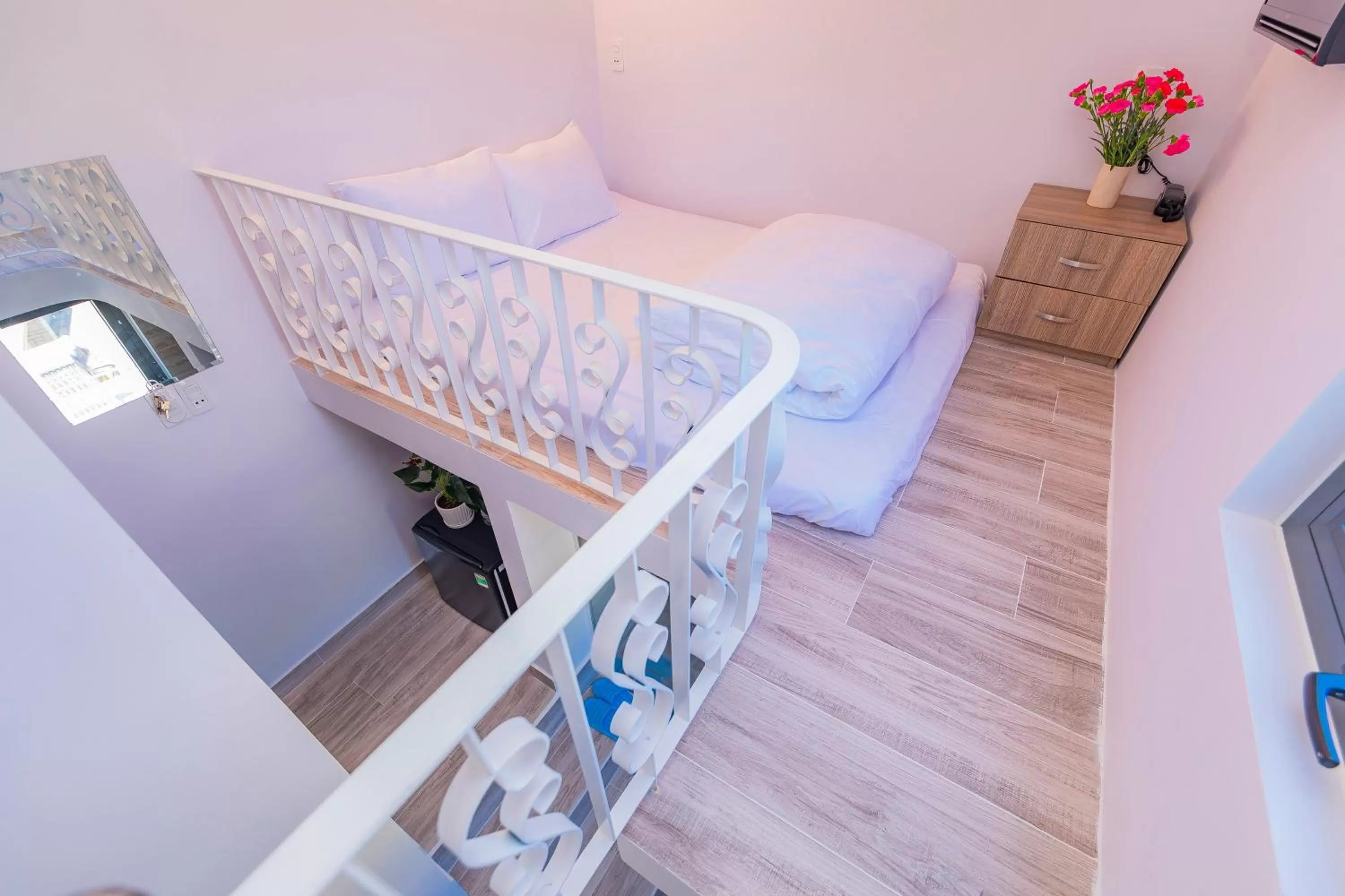 Bed in Khanh Uyen 3 Hotel