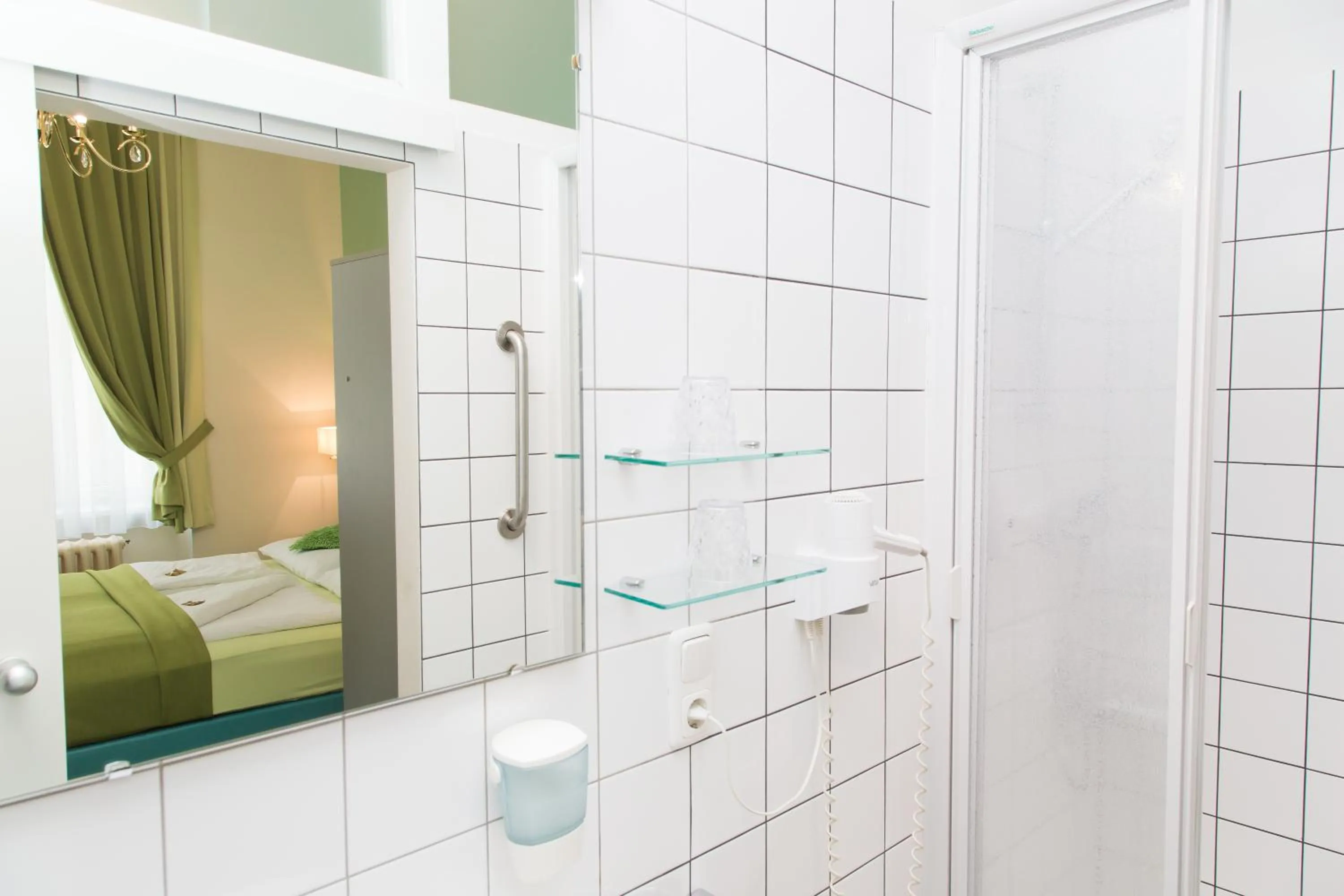 Decorative detail, Bathroom in Hotel Odeon