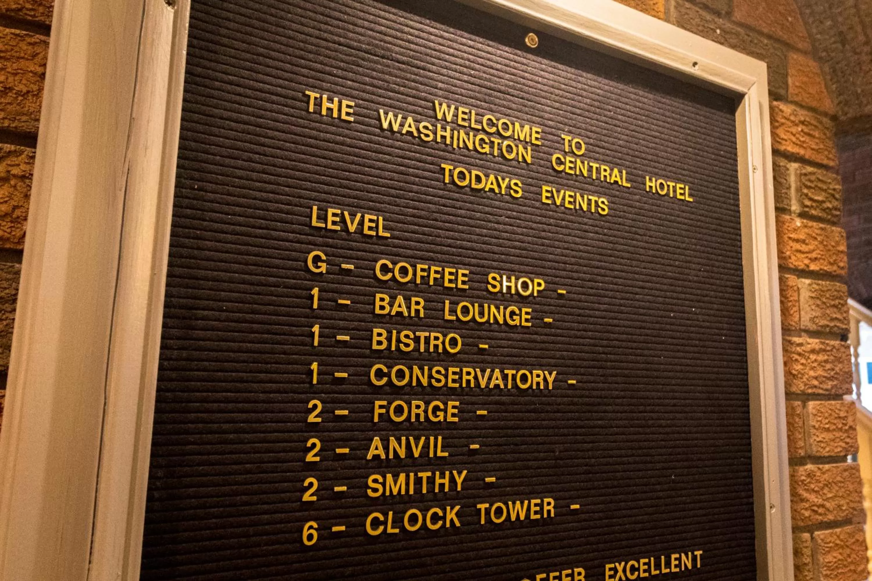 Floor plan in Washington Central Hotel and Sleepwell Inn