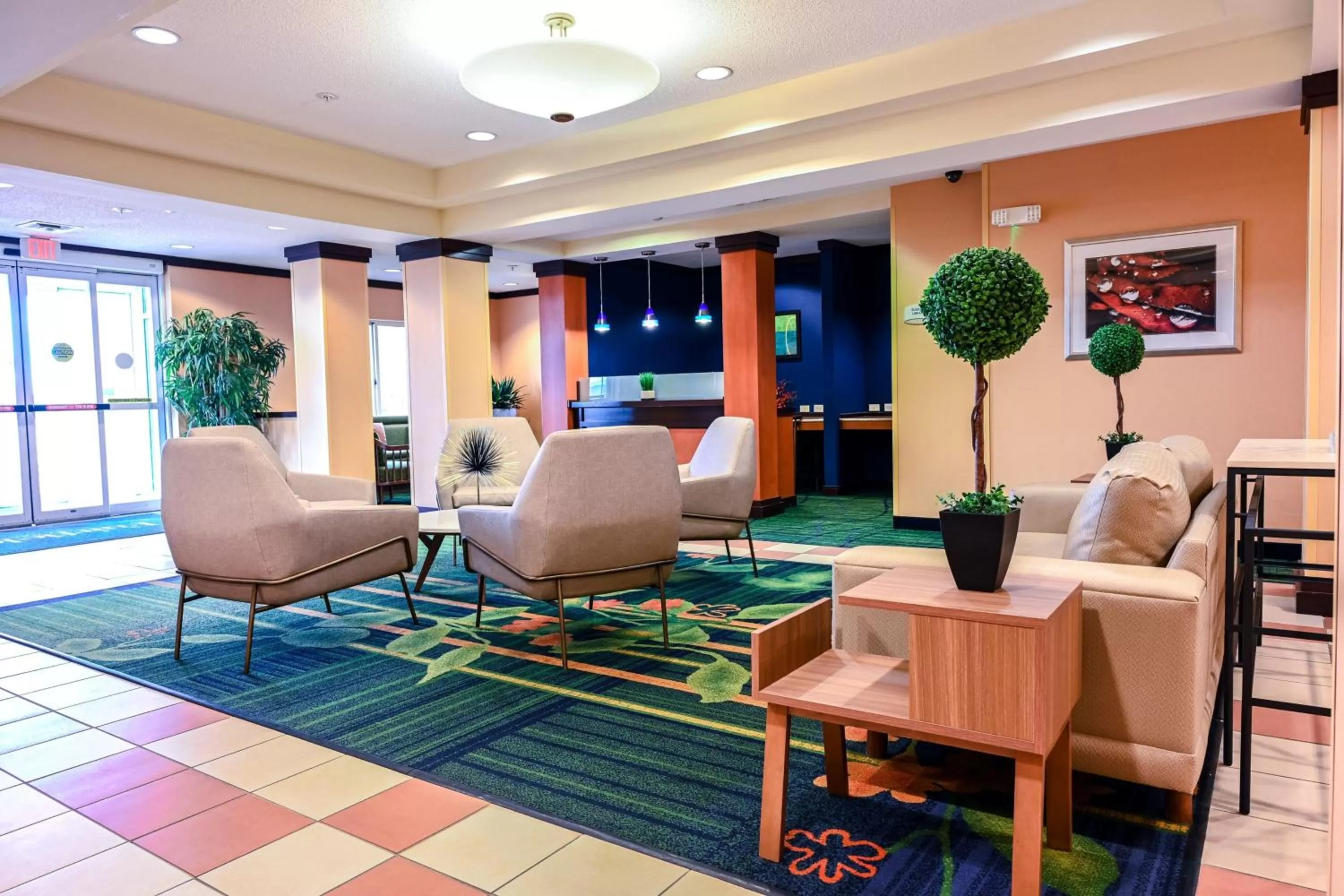 Lobby or reception in Fairfield Inn and Suites by Marriott Indianapolis/ Noblesville