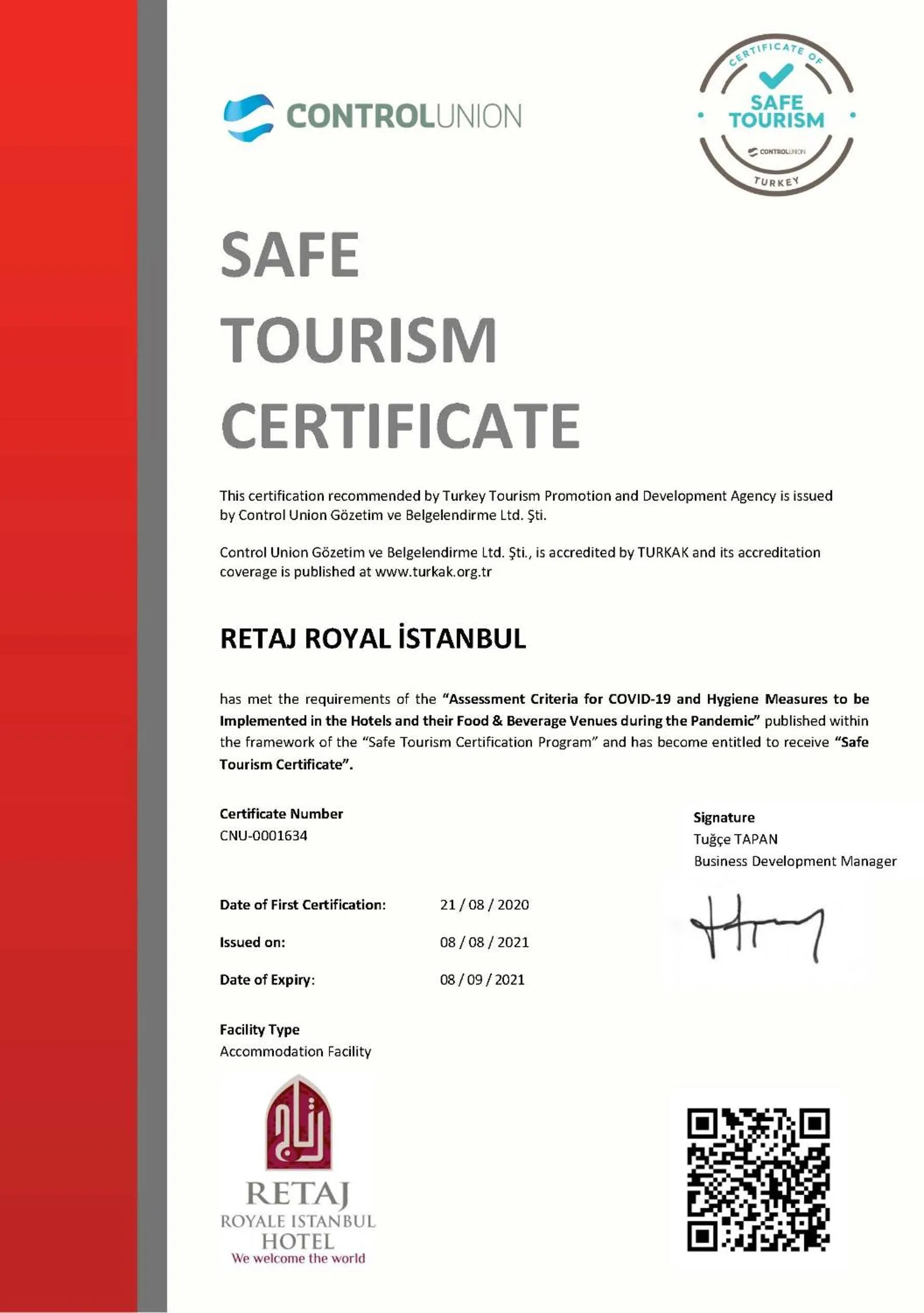 Property building in Rotta Hotel Istanbul