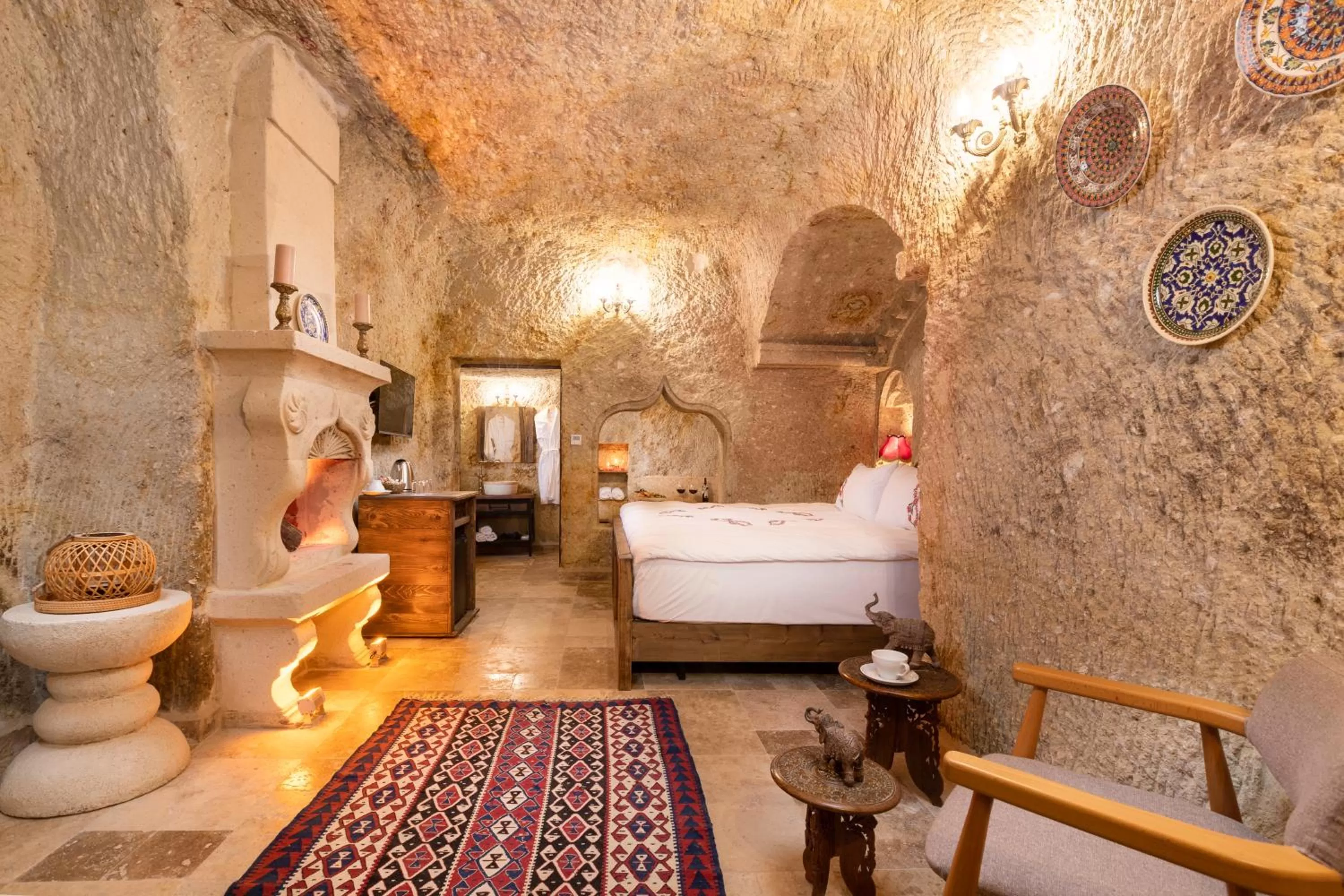 Bedroom in Kayata Cave Suites Special Class