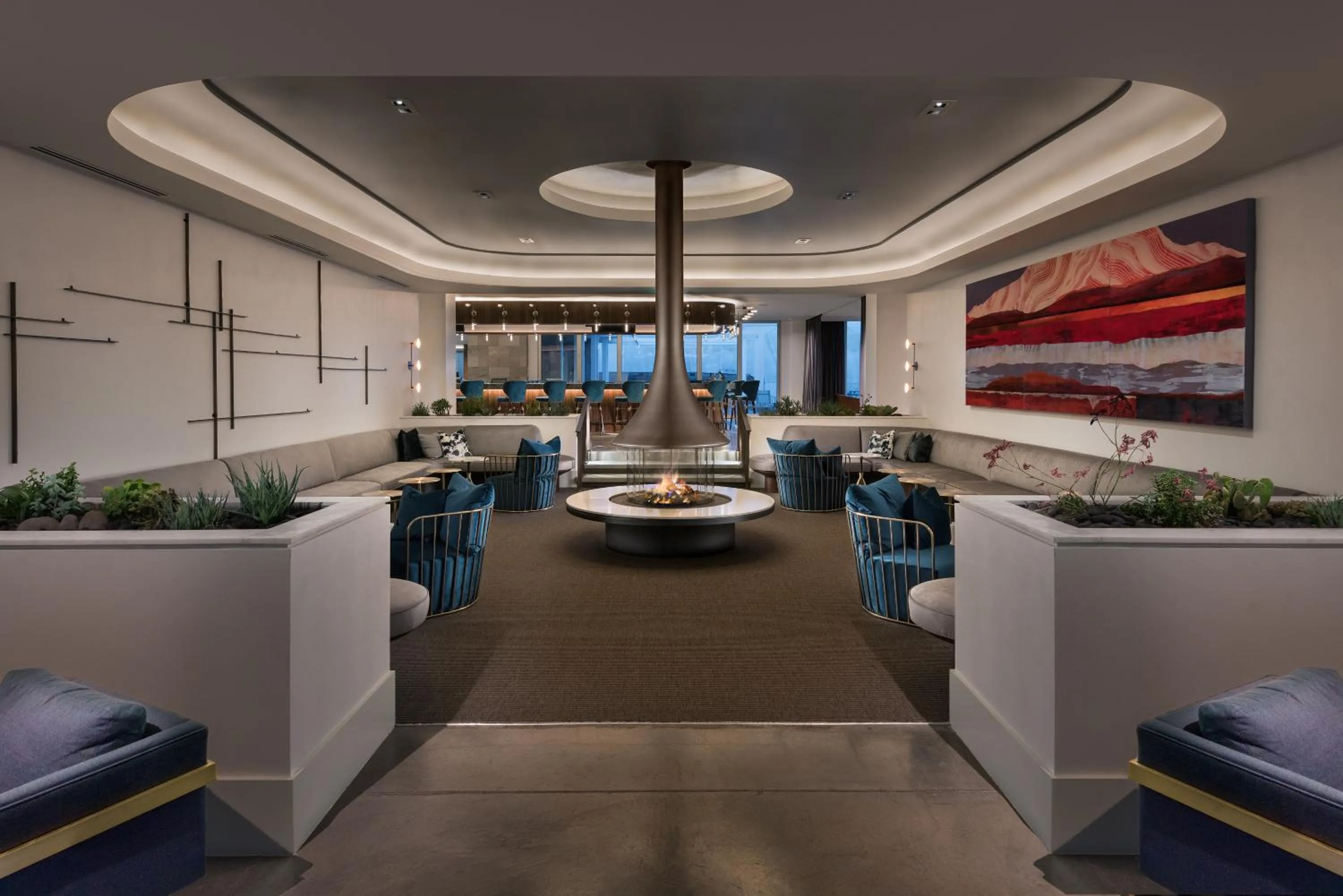 Living room in Mountain Shadows Resort Scottsdale