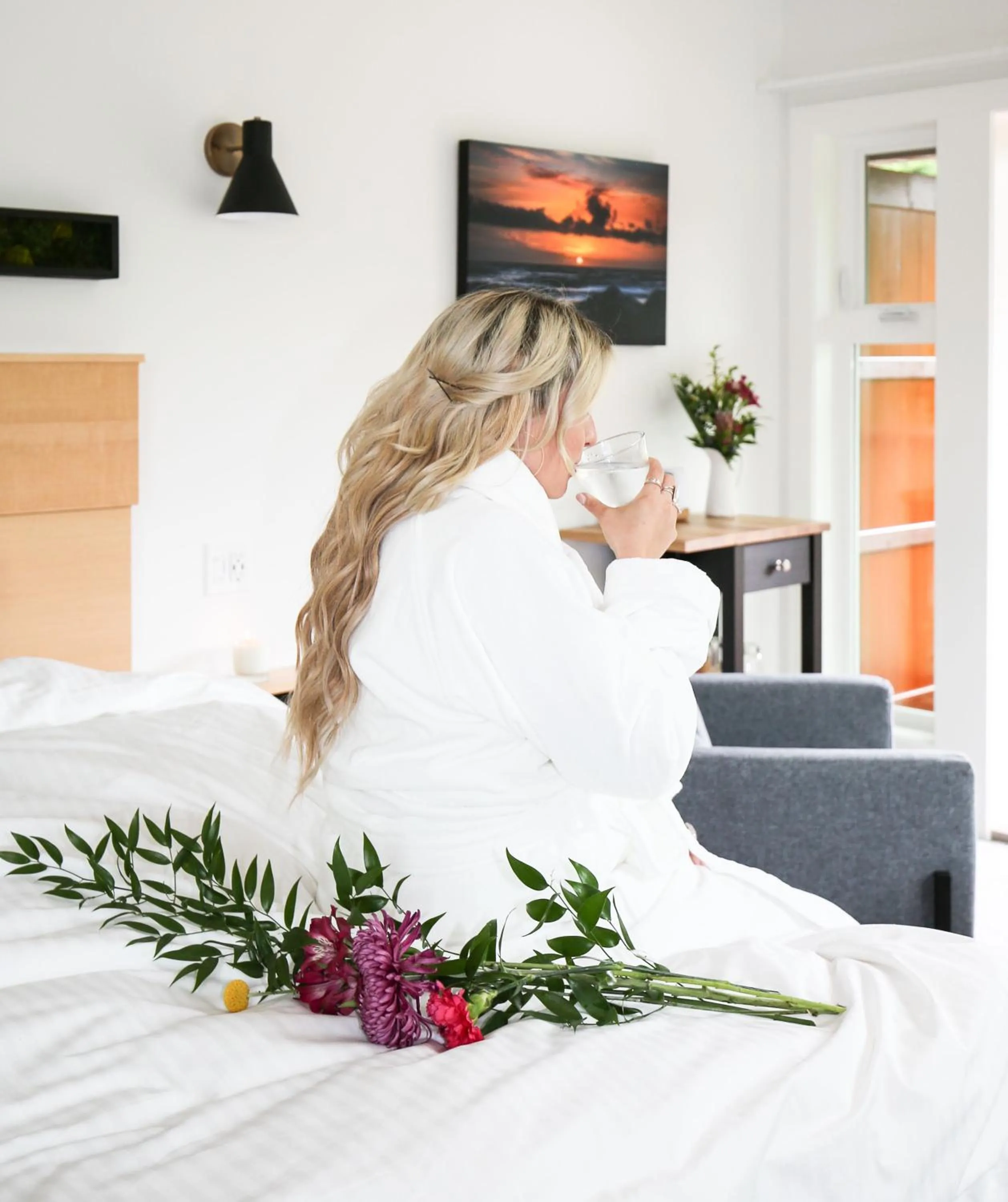 People, Bed in Pluvio restaurant and rooms