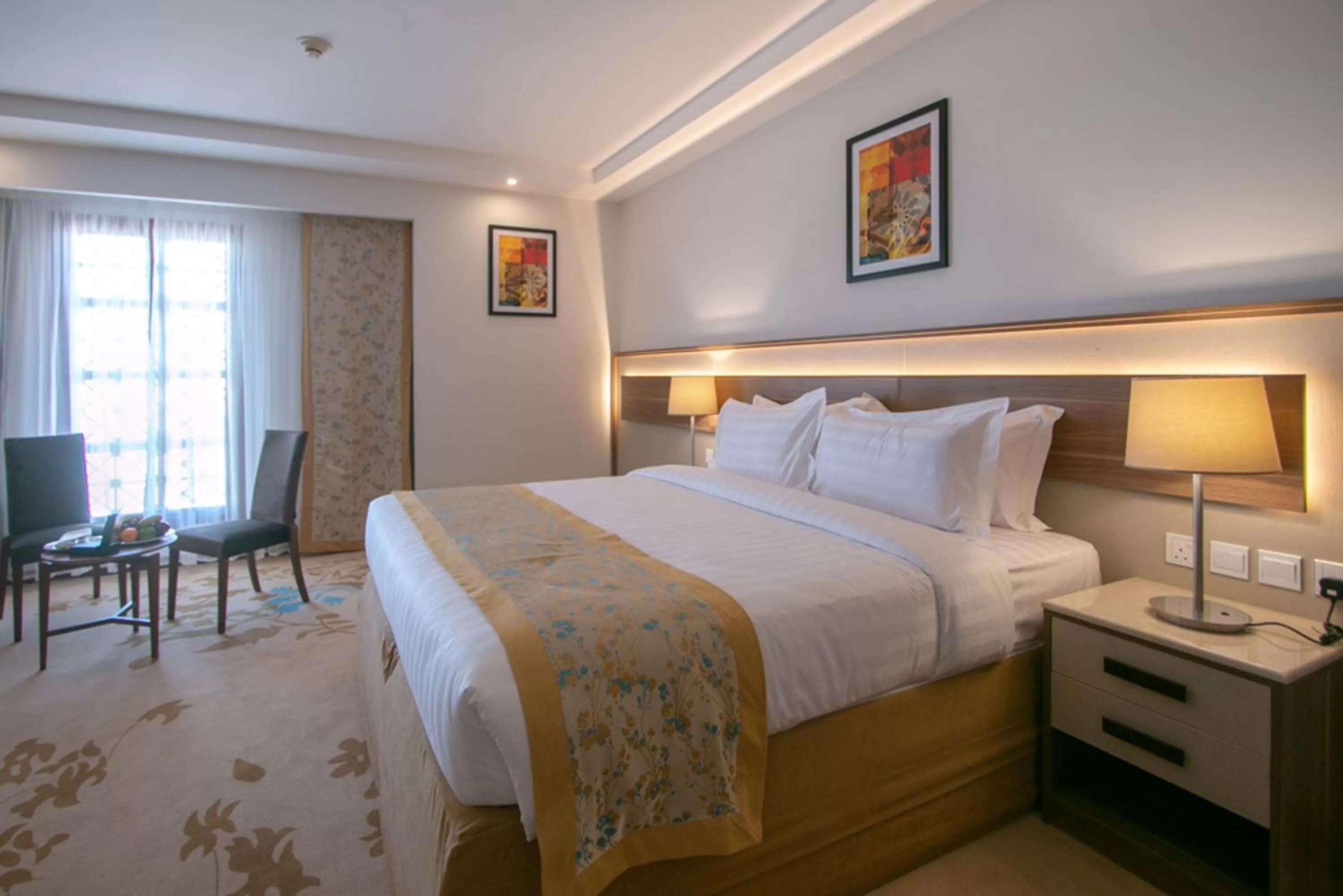 Bed in Le Bosphorus Hotel - Waqf Safi