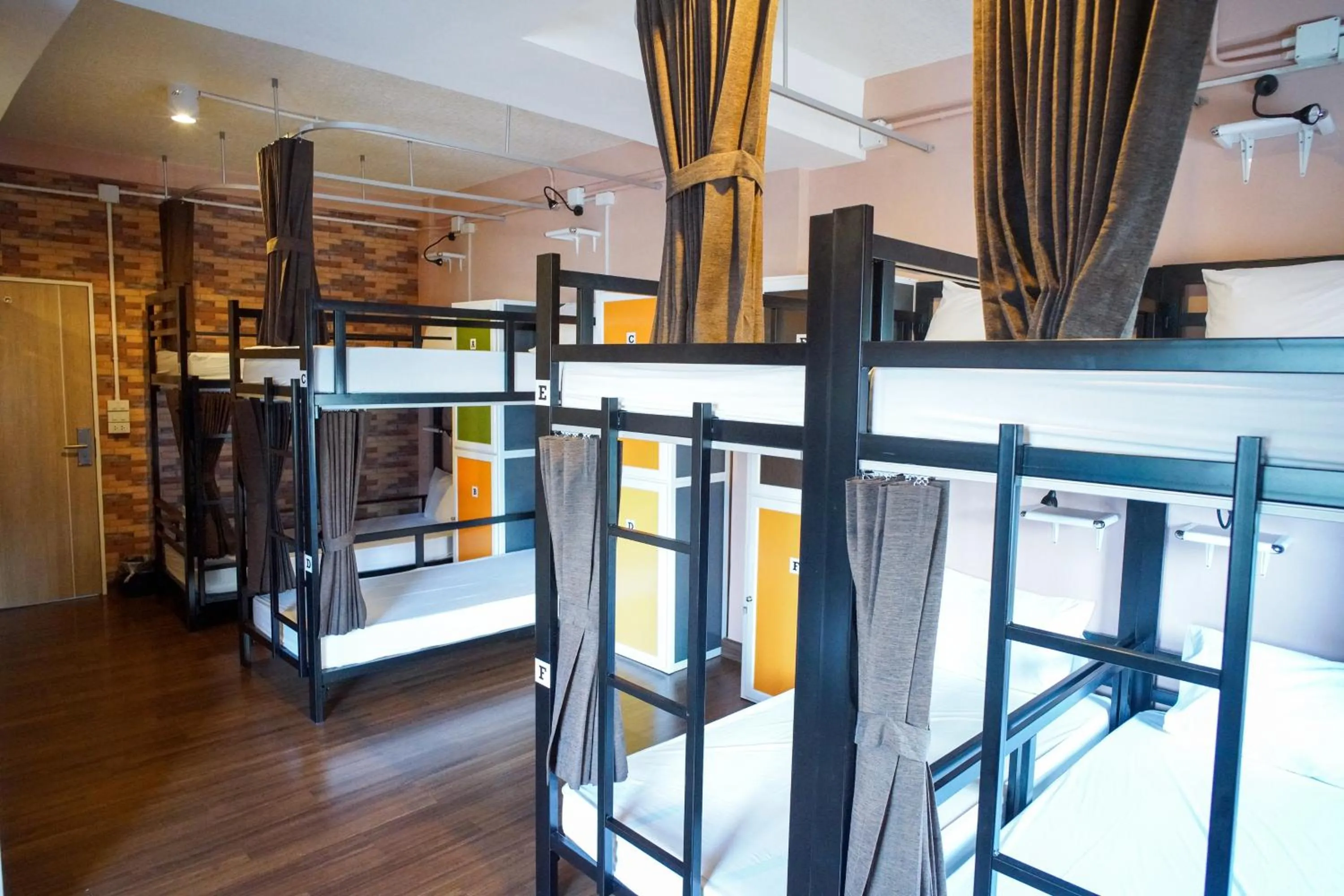 Photo of the whole room, Bed in Urban Hostel Bangkok