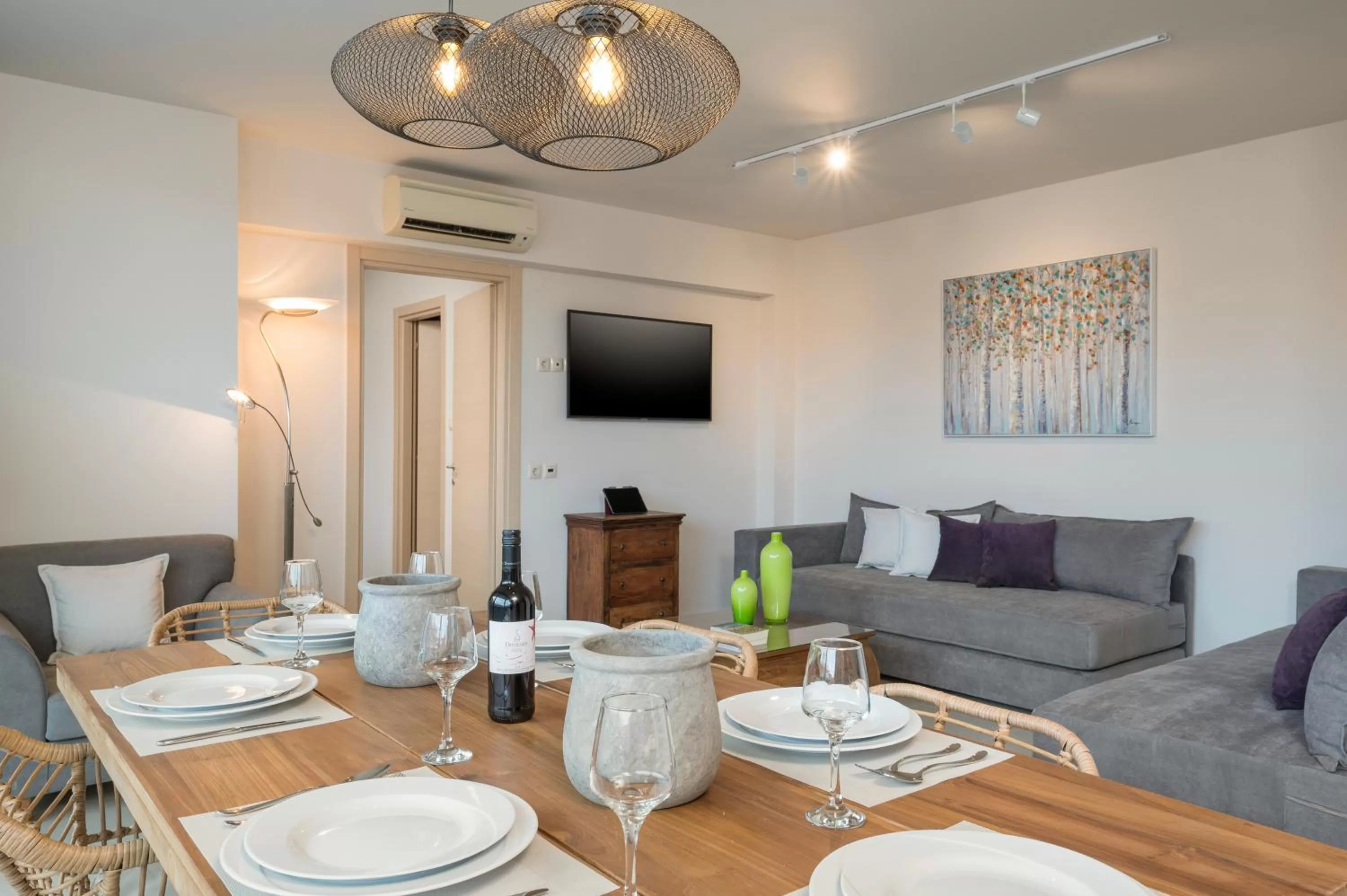 Living room in Trianon Luxury Apartments & Suites