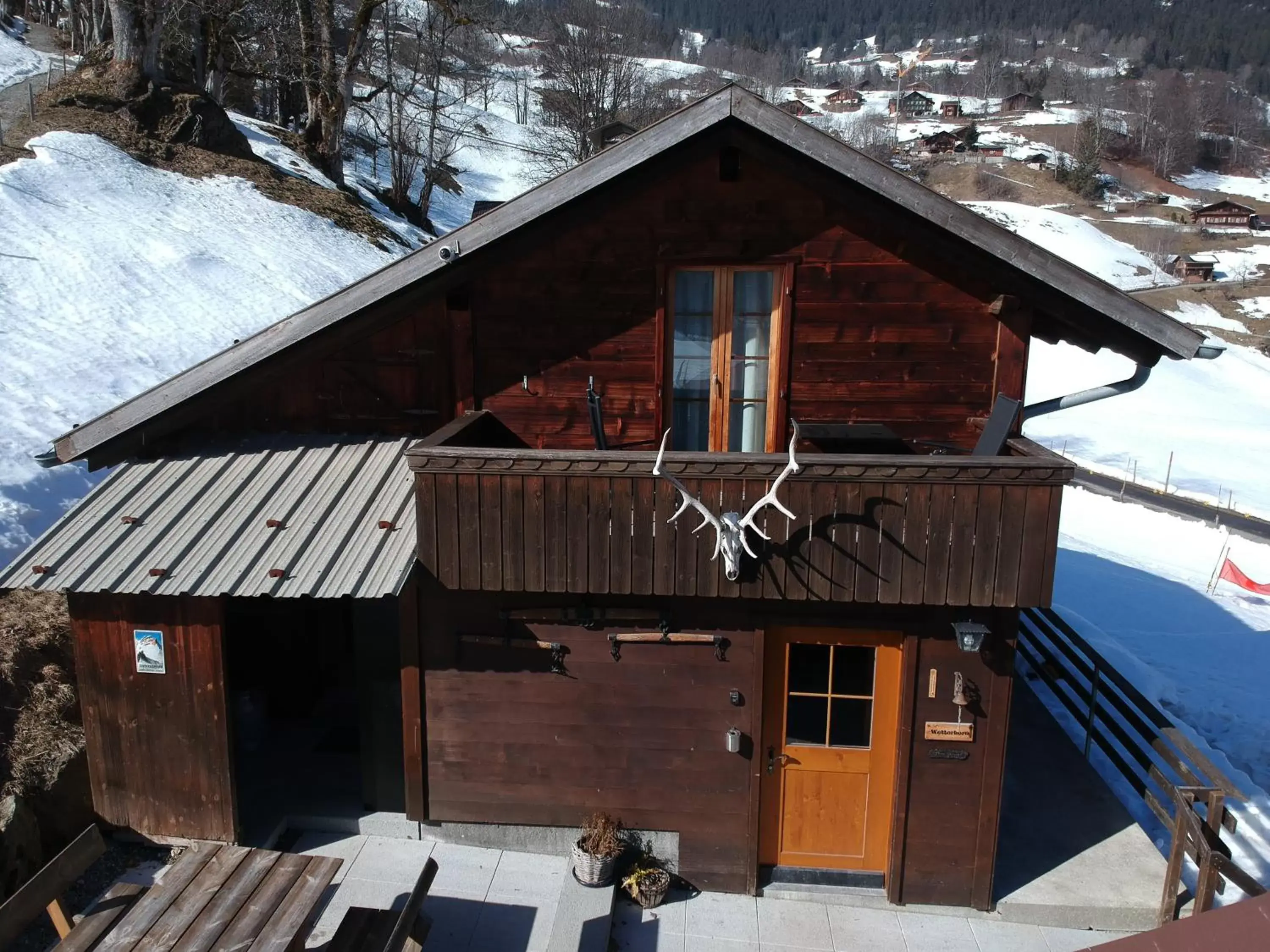 Double Room in Hotel Jägerstübli Grindelwald Double Room in Hotel Jägerstübli Grindelwald