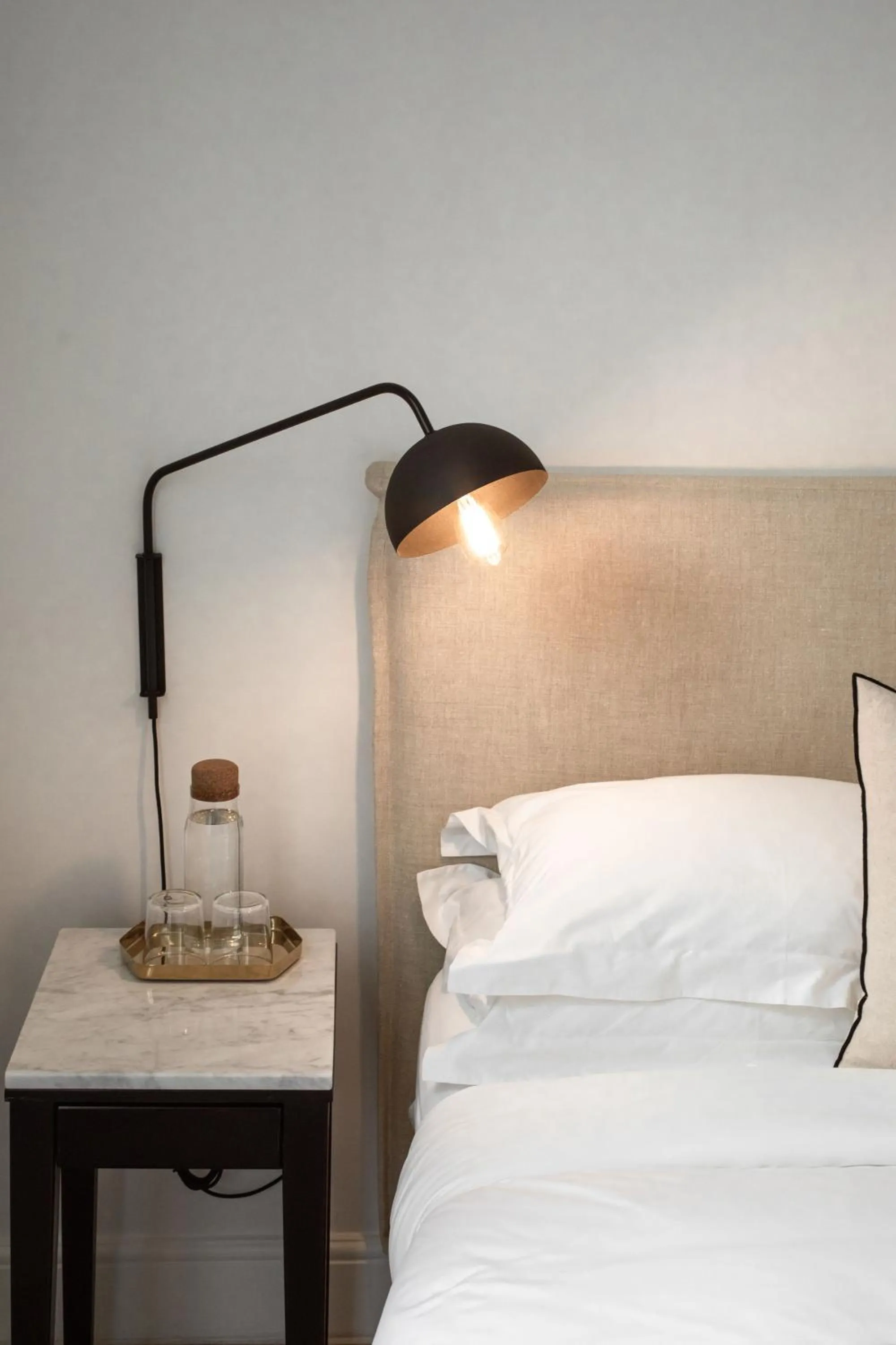 Decorative detail, Bed in NOAH House