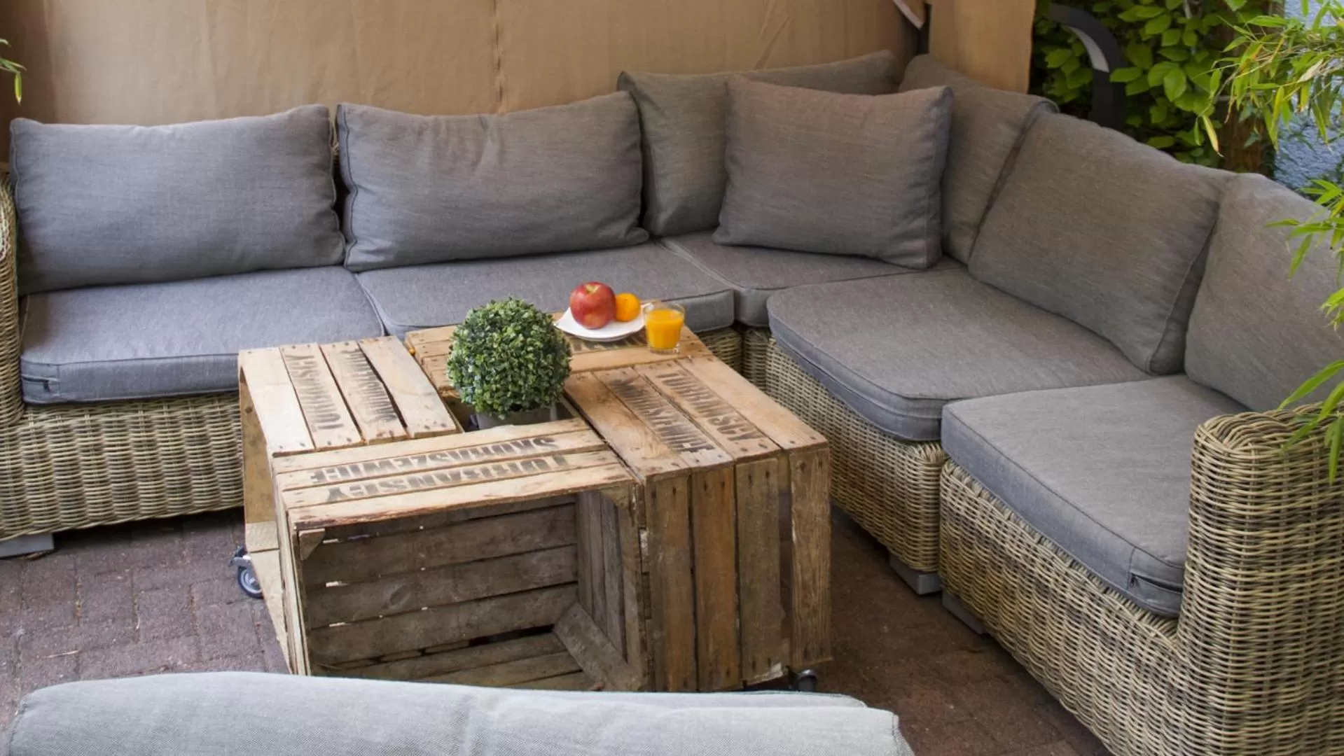 Patio, Seating Area in Hotel am Bergl