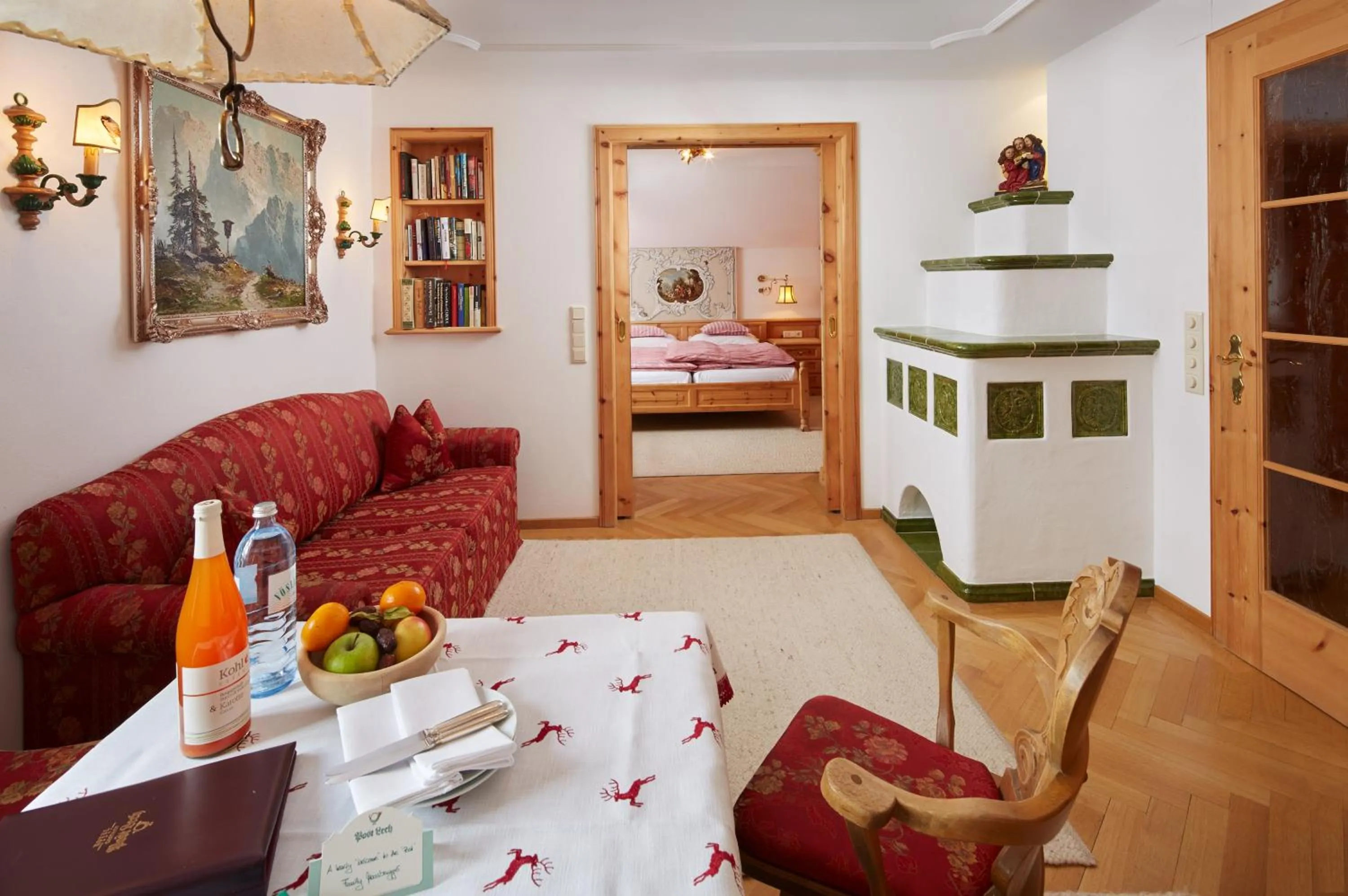 Living room, Bed in Post Lech Arlberg