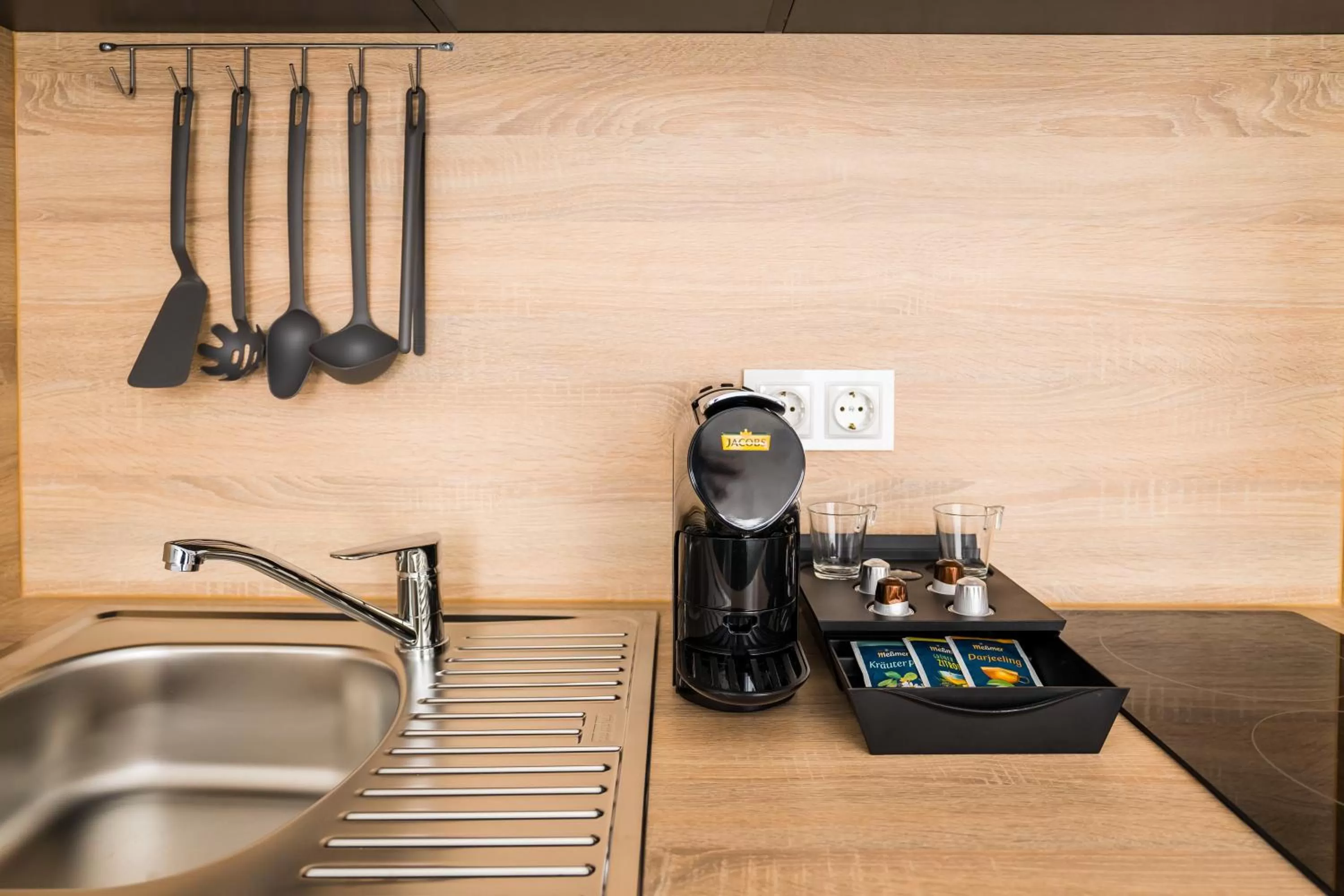 Kitchen or kitchenette in Apartments an der Kö