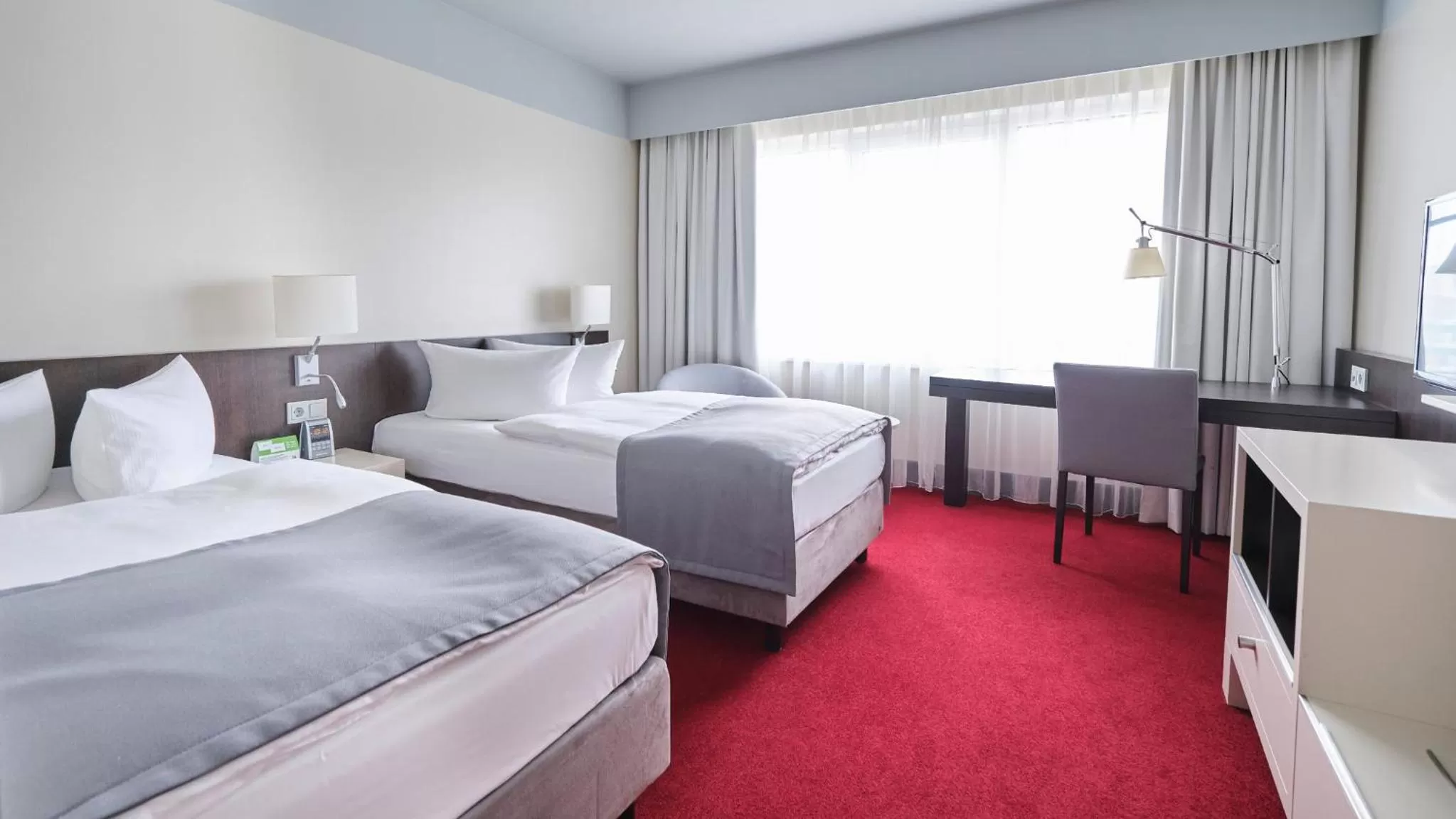 Photo of the whole room, Bed in Holiday Inn Berlin Airport - Conference Centre by IHG