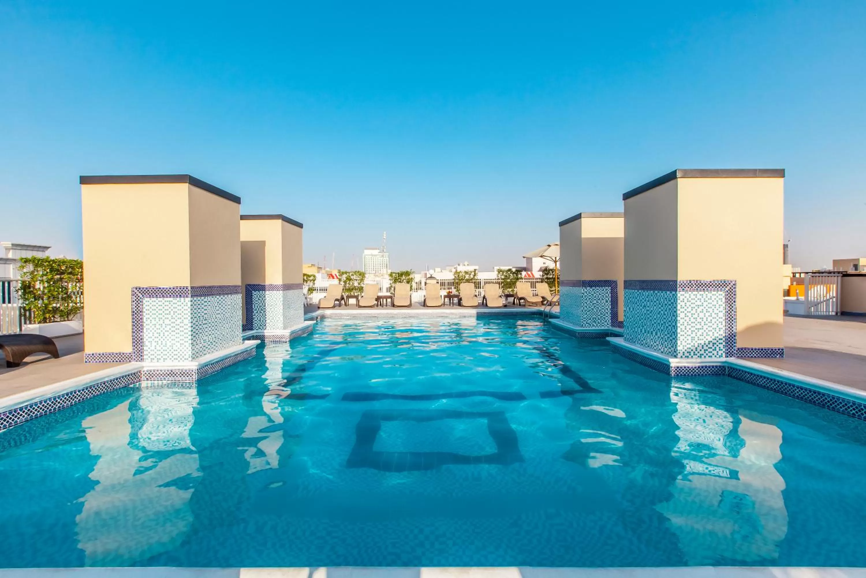 Swimming pool in Golden Sands Hotel Apartments