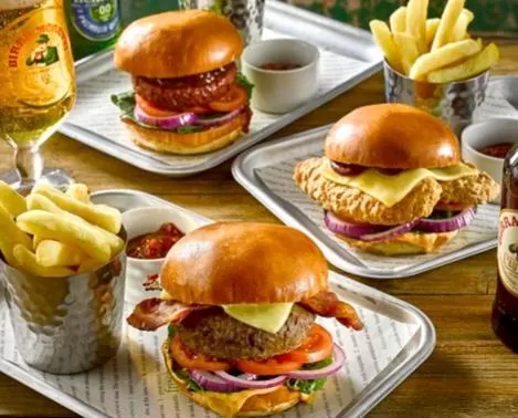 Food and drinks in George & Dragon, Conwy