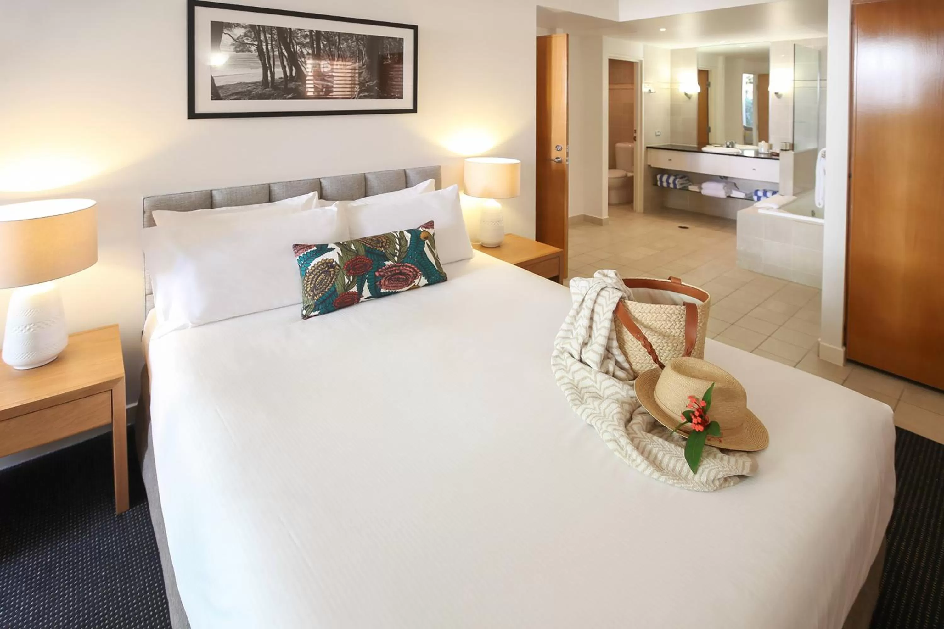 Bathroom, Bed in The Sebel Noosa