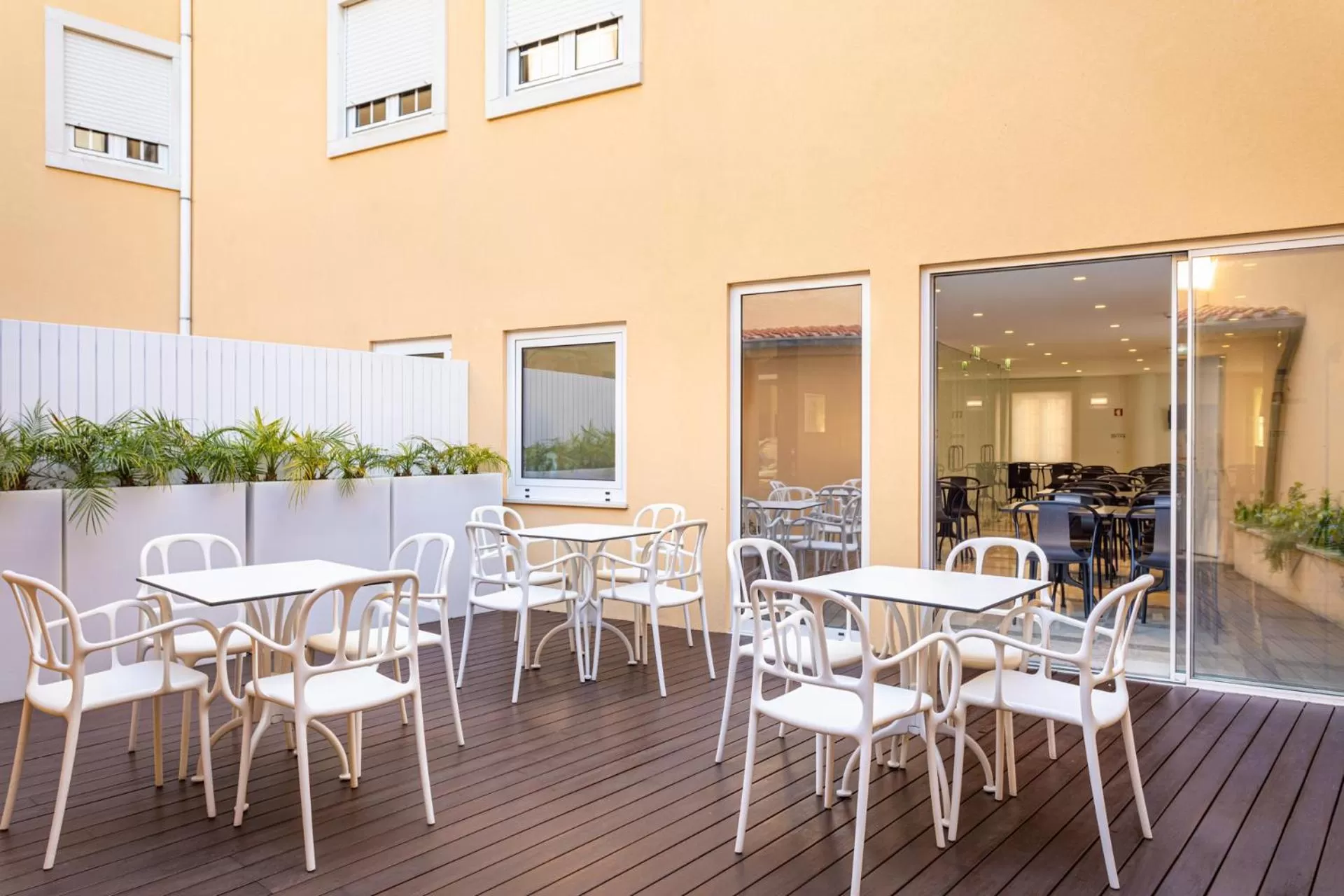 Balcony/Terrace in Hotel Aveiro Center by Alboi Group