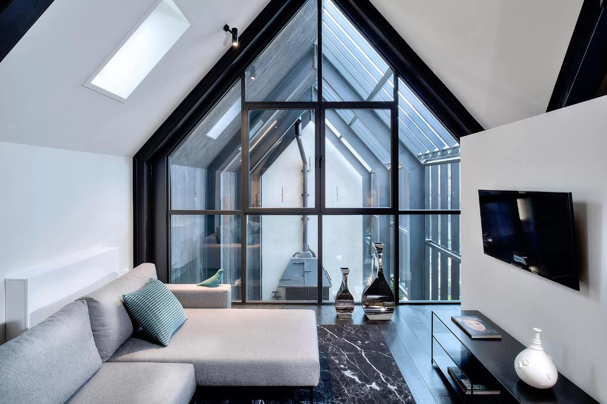 Seating area in Kazerne Hotel - Member of Design Hotels