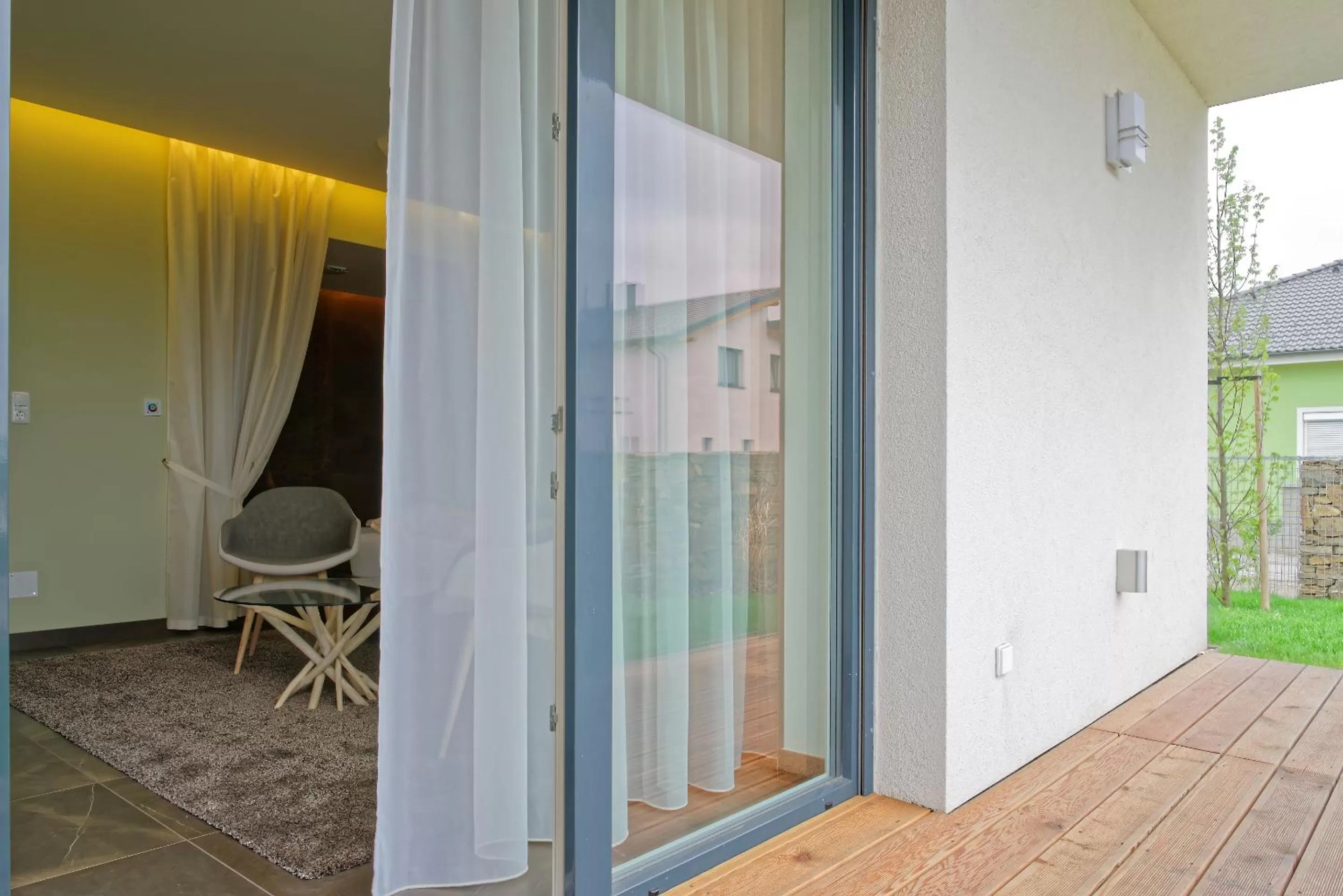 Garden in Pension Laa Natura