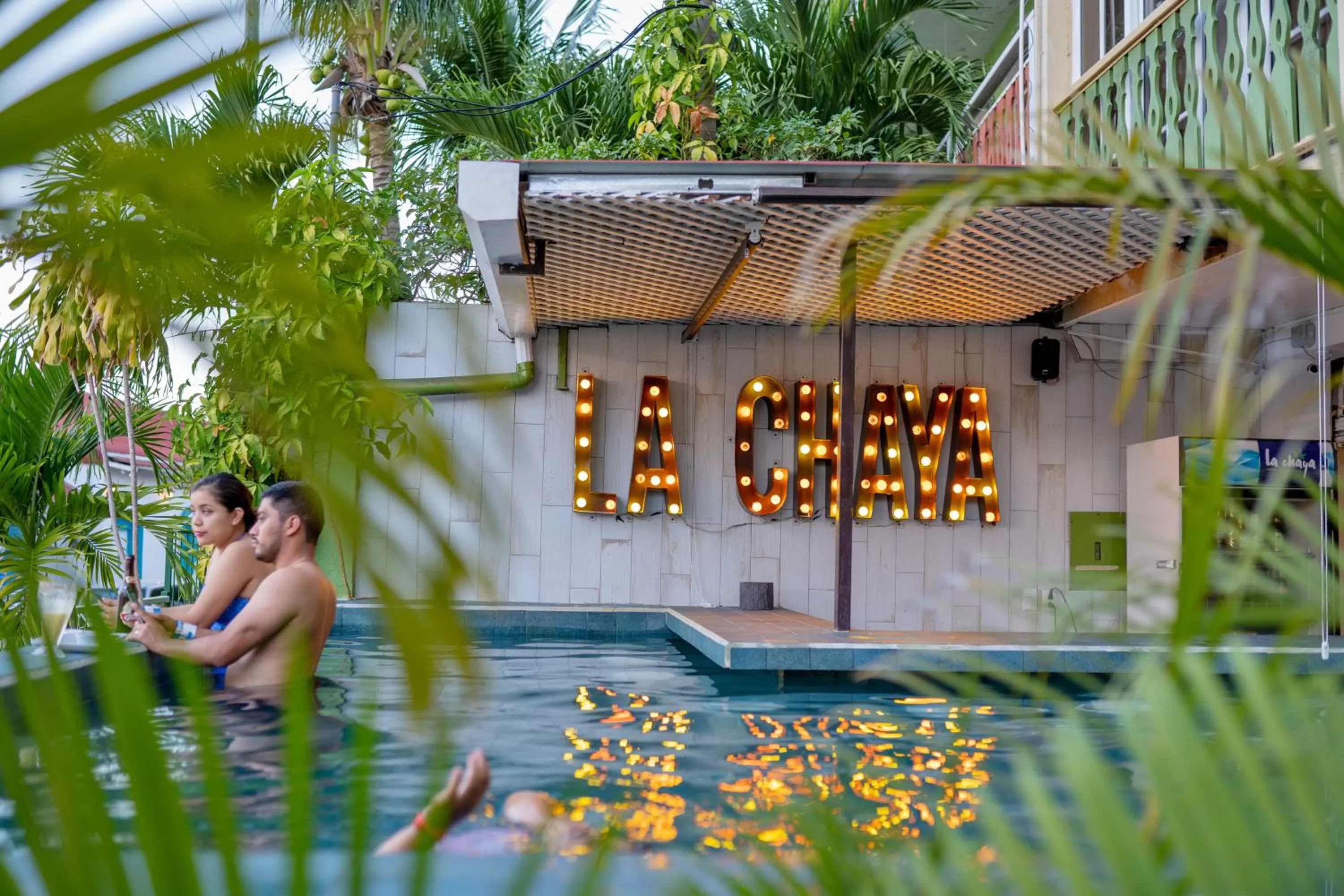 Swimming pool in Hotel Peten