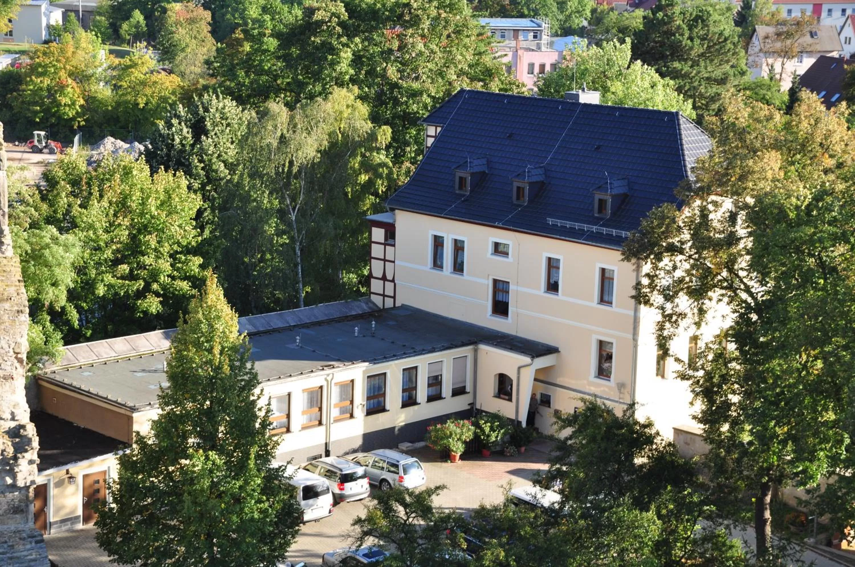 Bird's eye view, Property Building in Hotel Am Hohen Schwarm