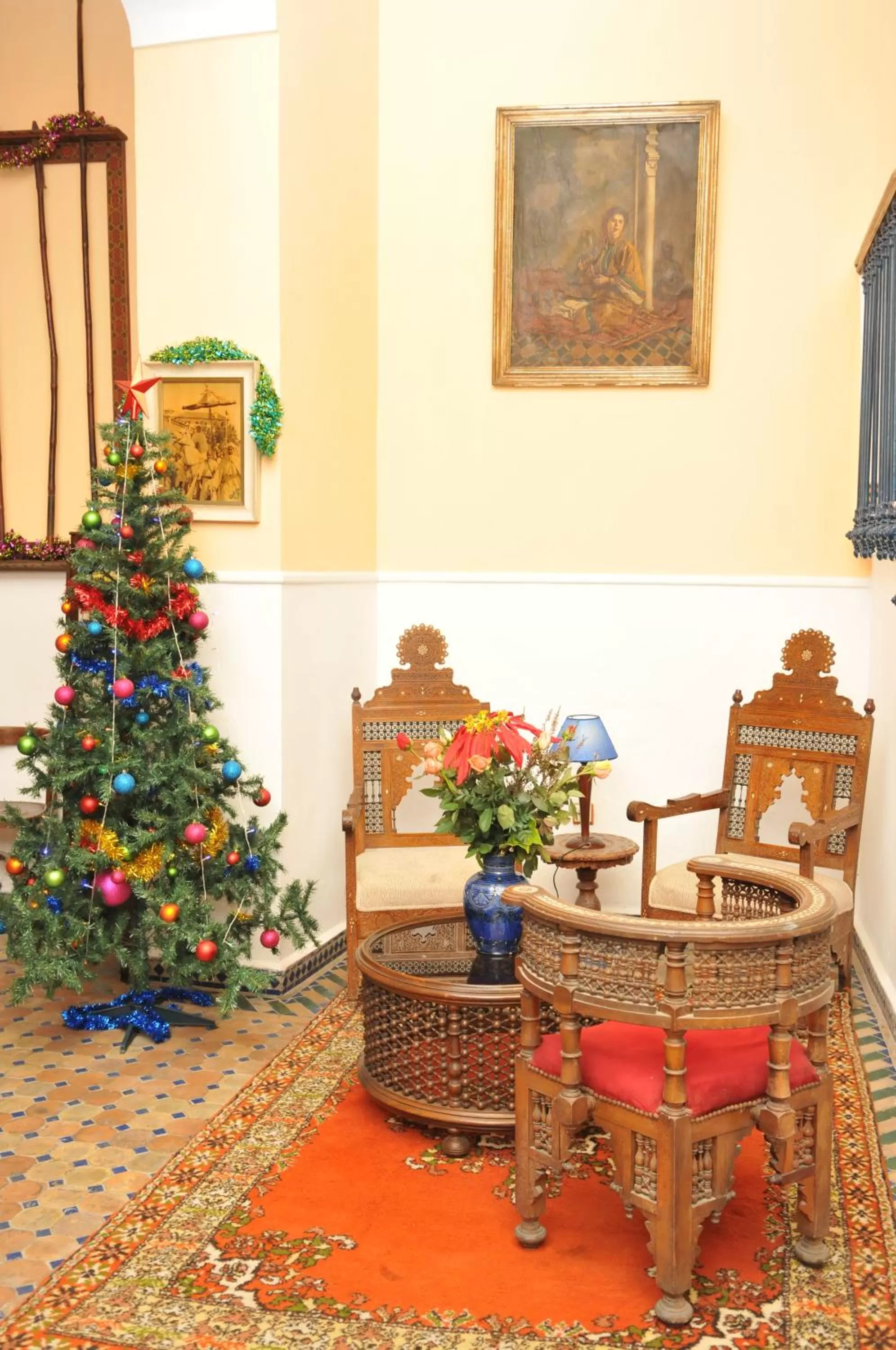 Seating area in Hotel Continental